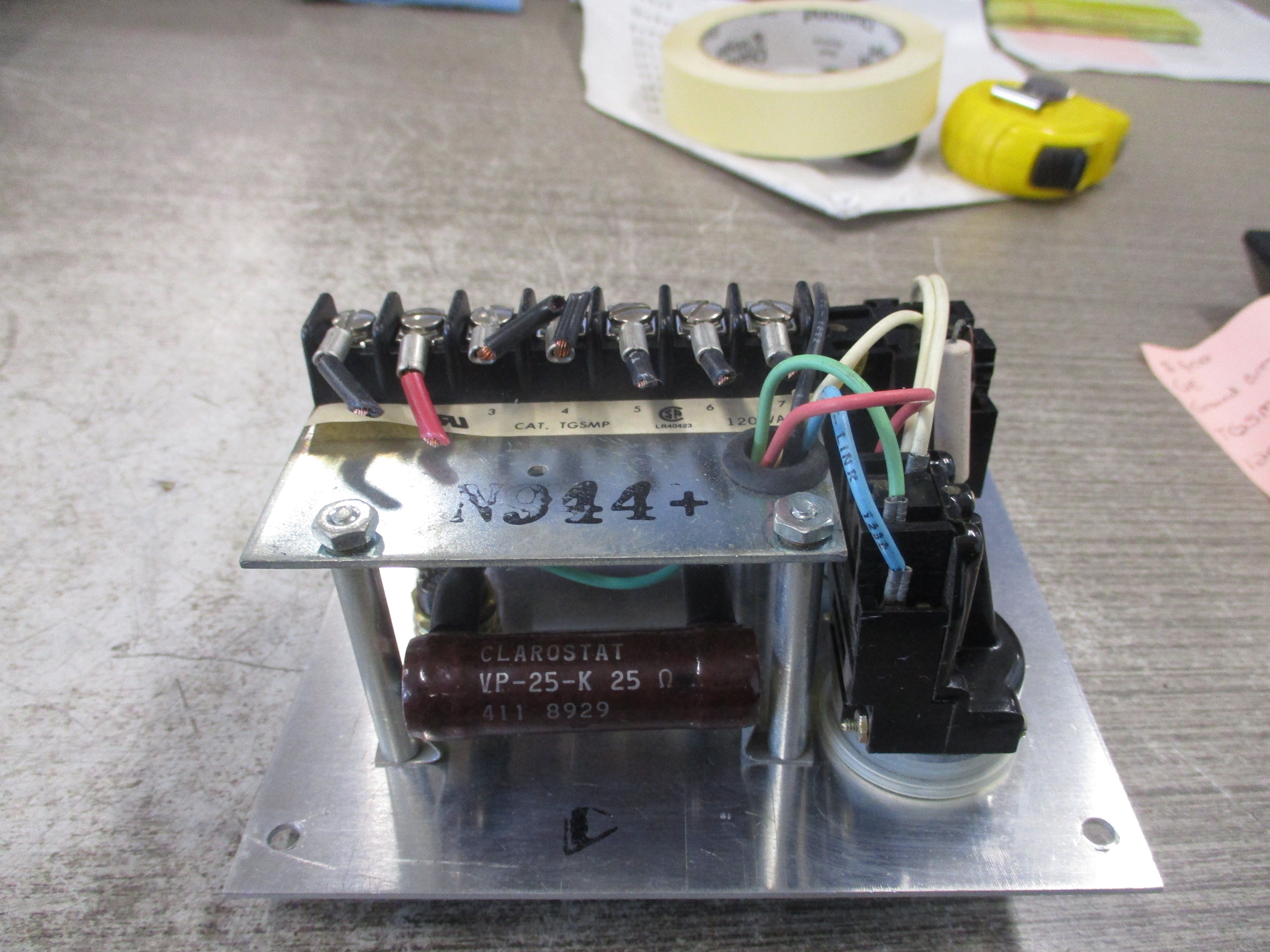 GE Ground Break System Monitor Panel TGSMP 120V Used