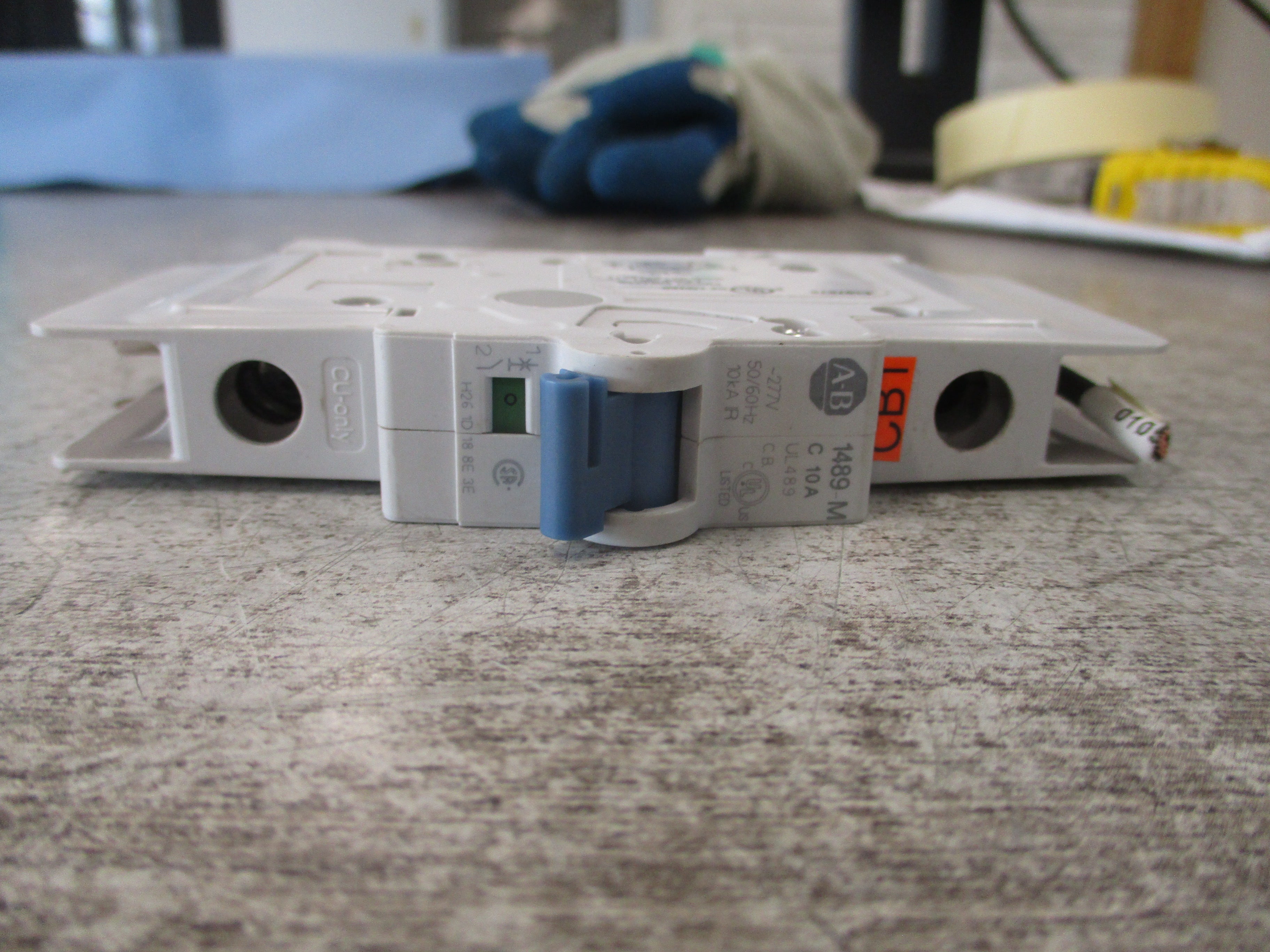 Allen-Bradley Circuit Breaker 1489-M C10A 10A 277V 1P Used