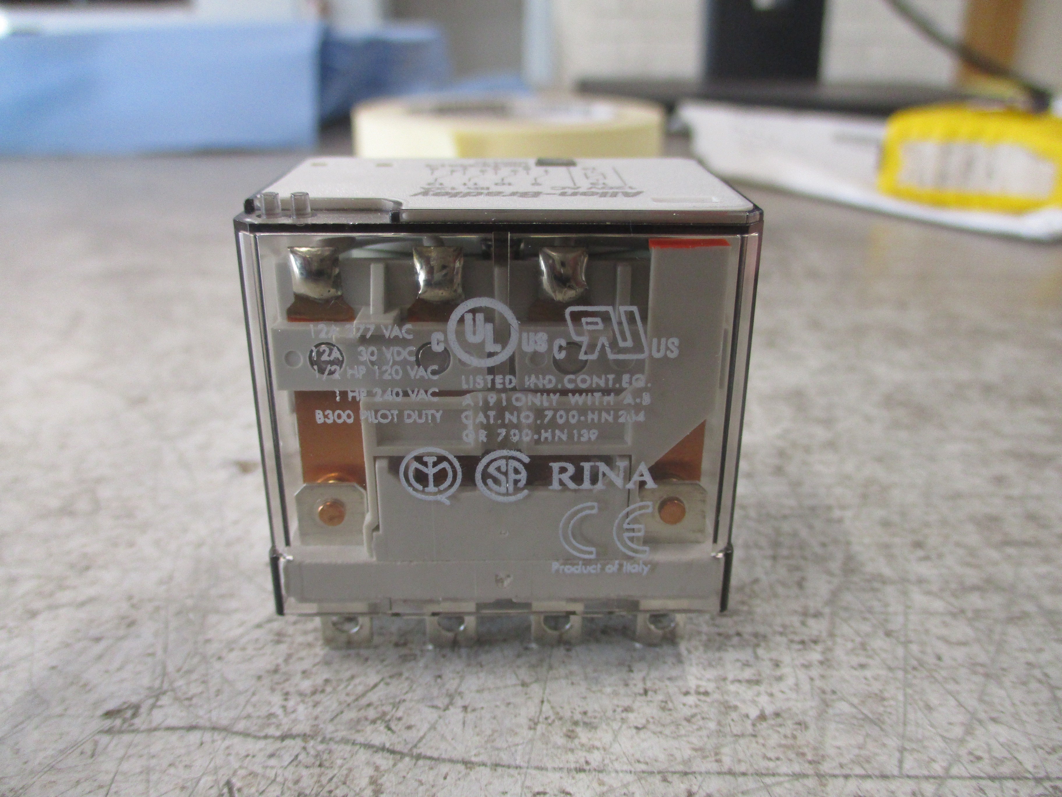 Allen-Bradley Relay 700-HF34A1-4 Ser. C 120V Coil Used