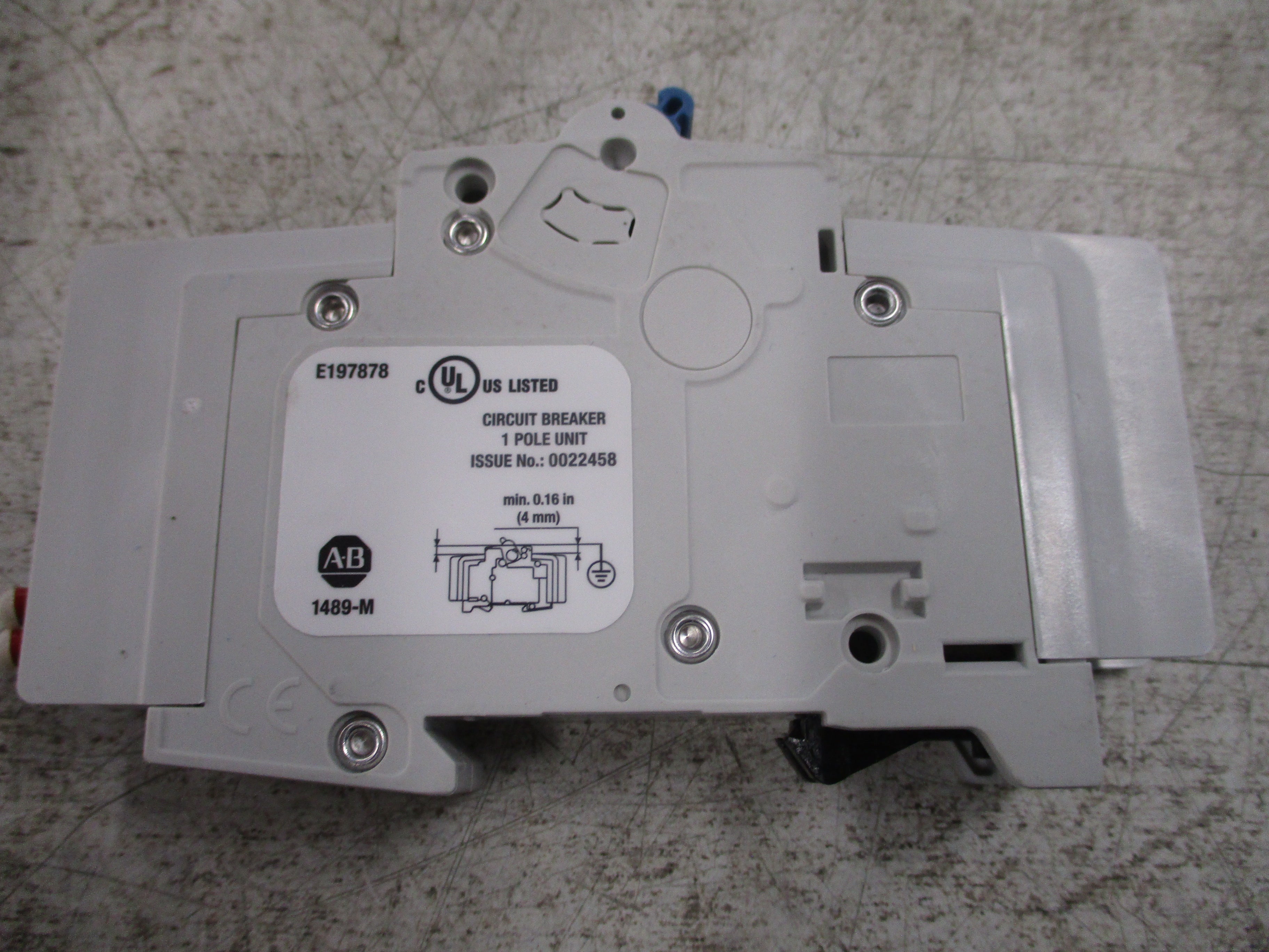 Allen-Bradley Circuit Breaker 1489-M C3A 3A 277V 1P Used