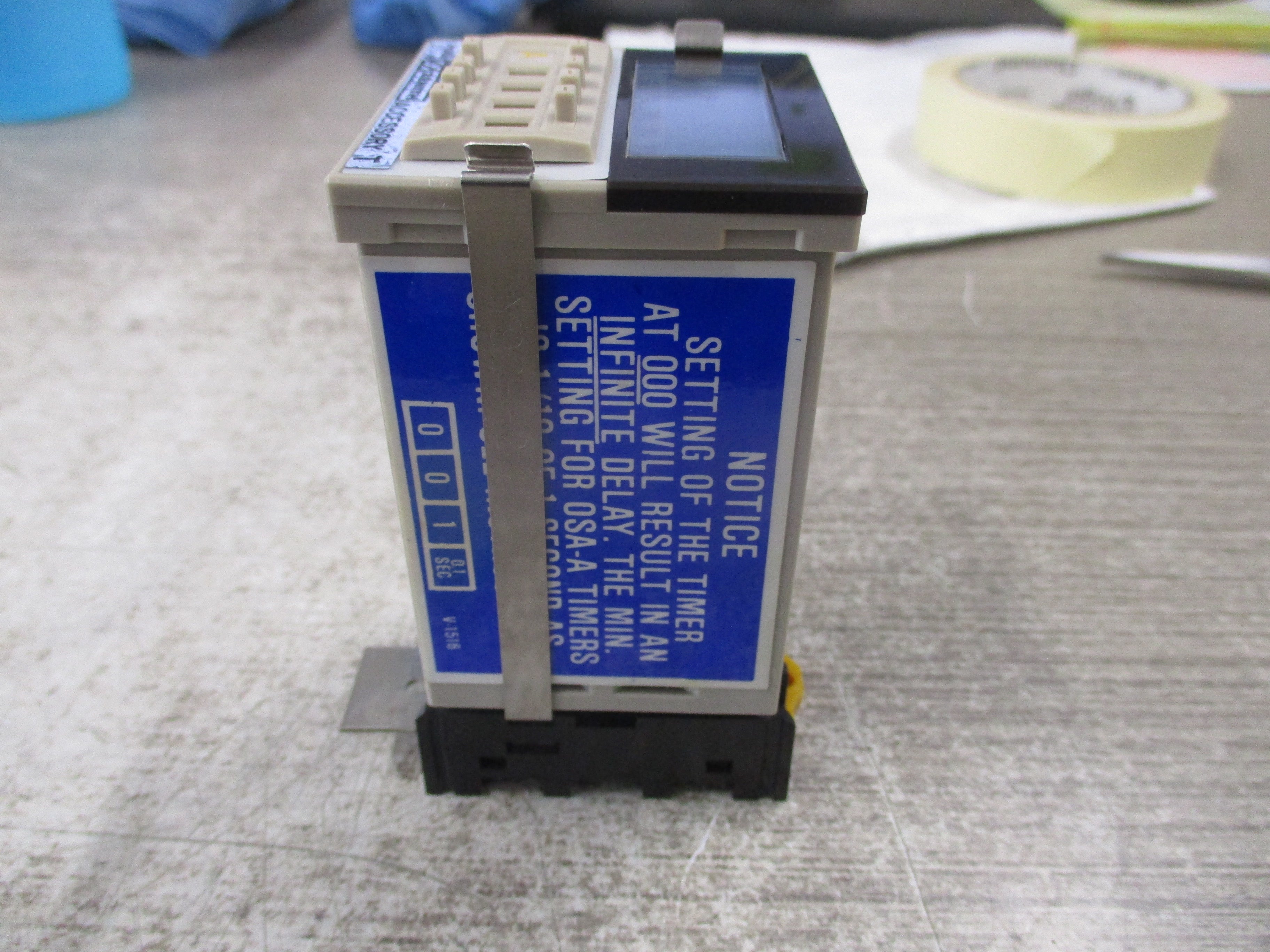 Zenith Timer OSA-A 100-120V 50/60HZ W/Base Used