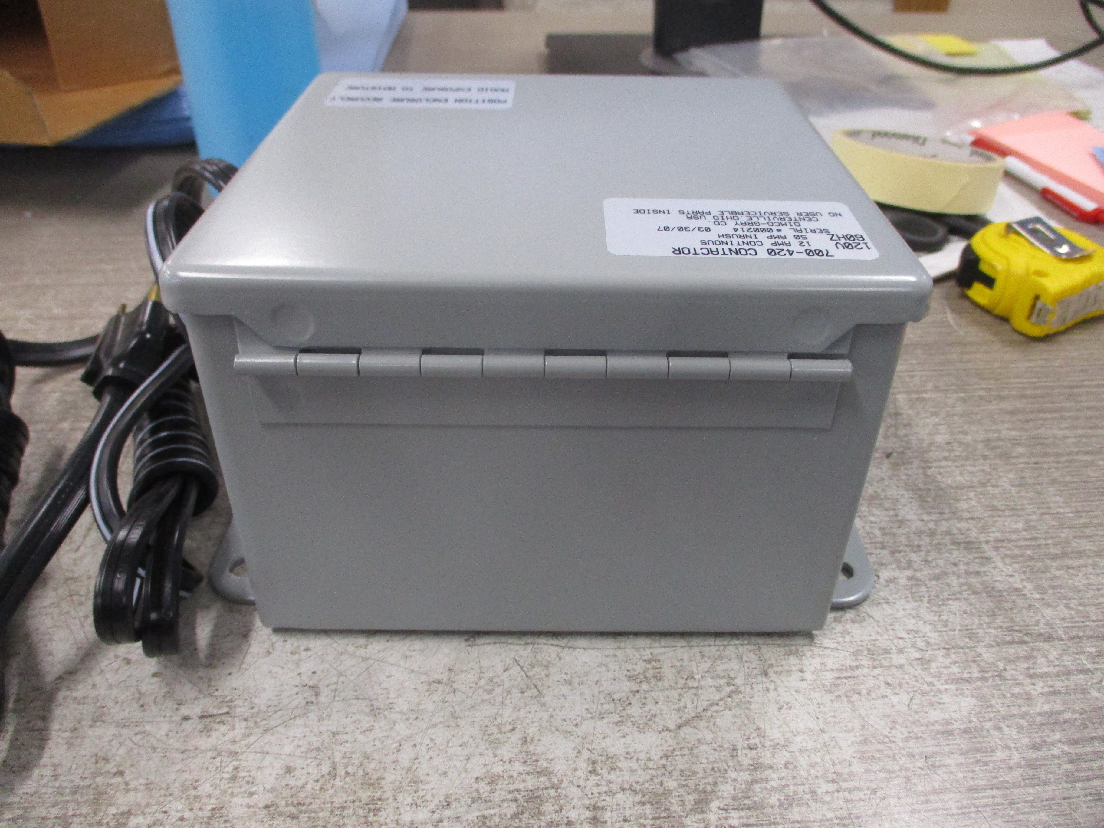 Gralab Heavy Load Switch 700-420 120V 60Hz 12A New Surplus