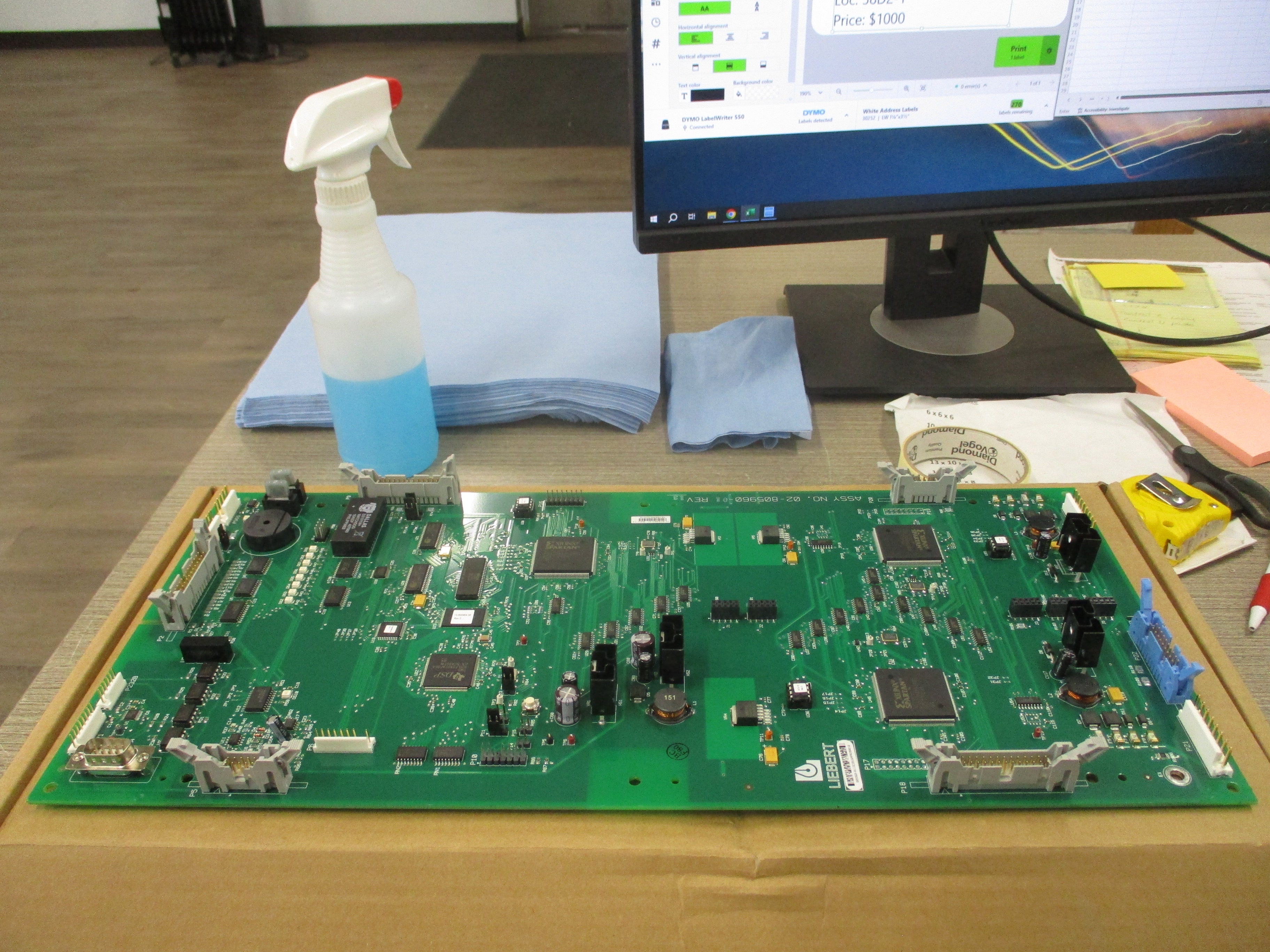 Liebert PWA Control System Board 02-805960-01 Rev. 13 New Surplus