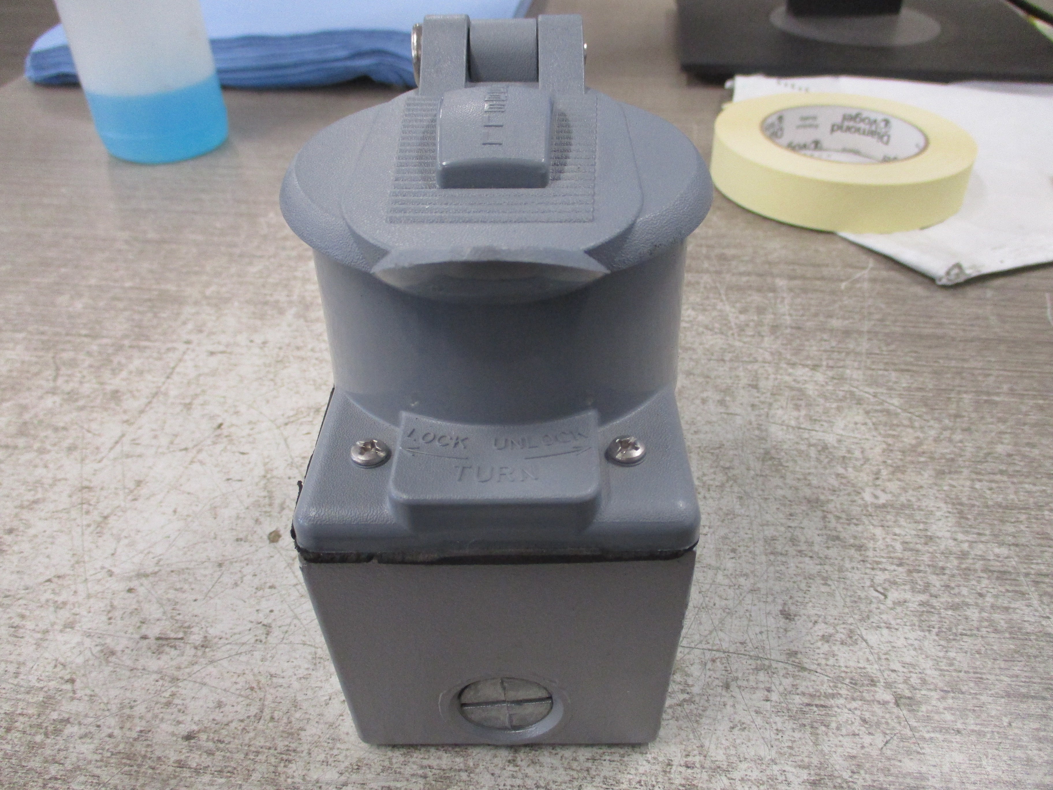 Hubbell Twist-Lock Receptacle 50A 250V Wet Locations Used