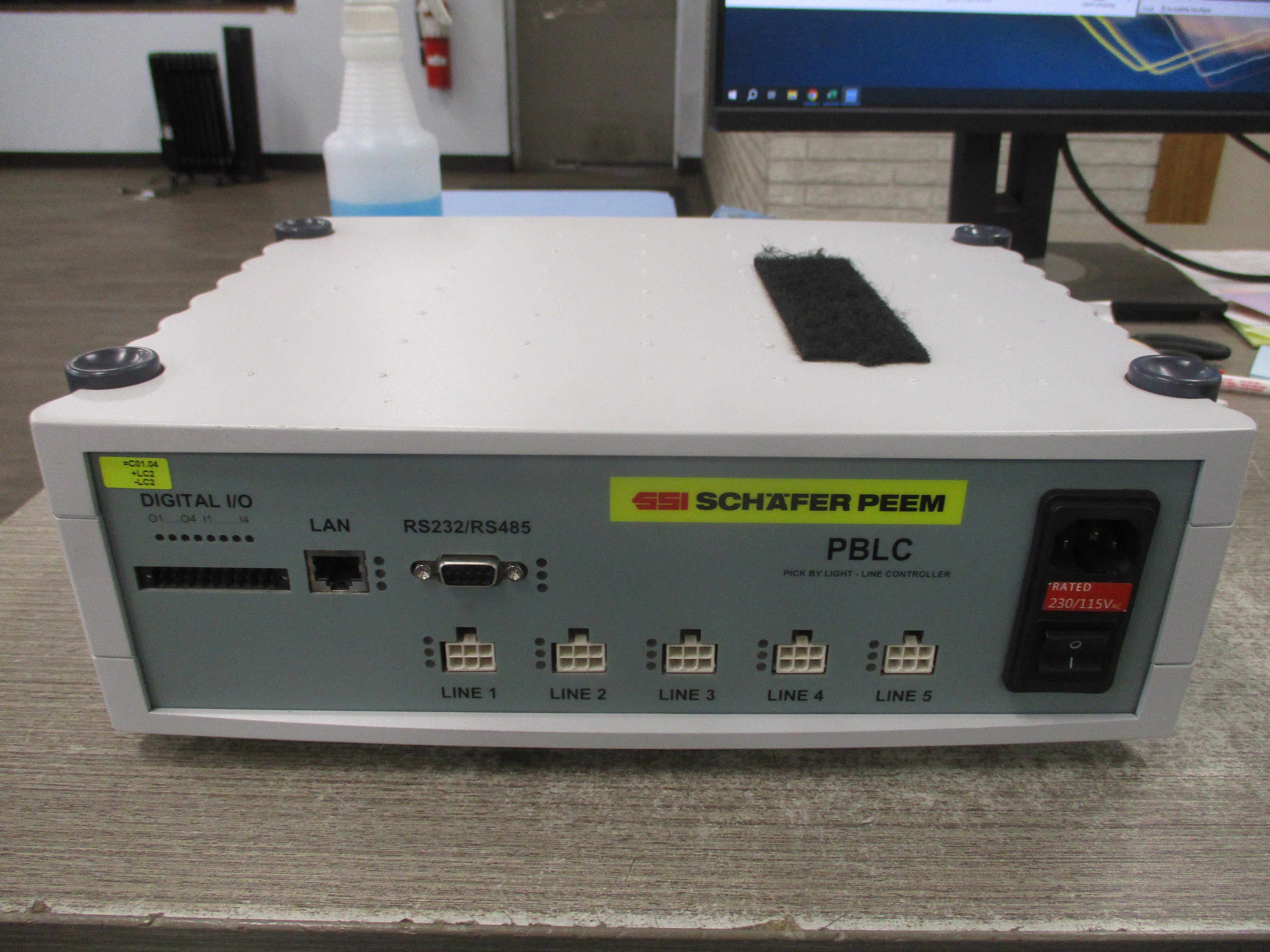 SSI Schafer Peem PBLC Pick By Light Line Controller H01PL071 V1.0 Ethernet 10mb