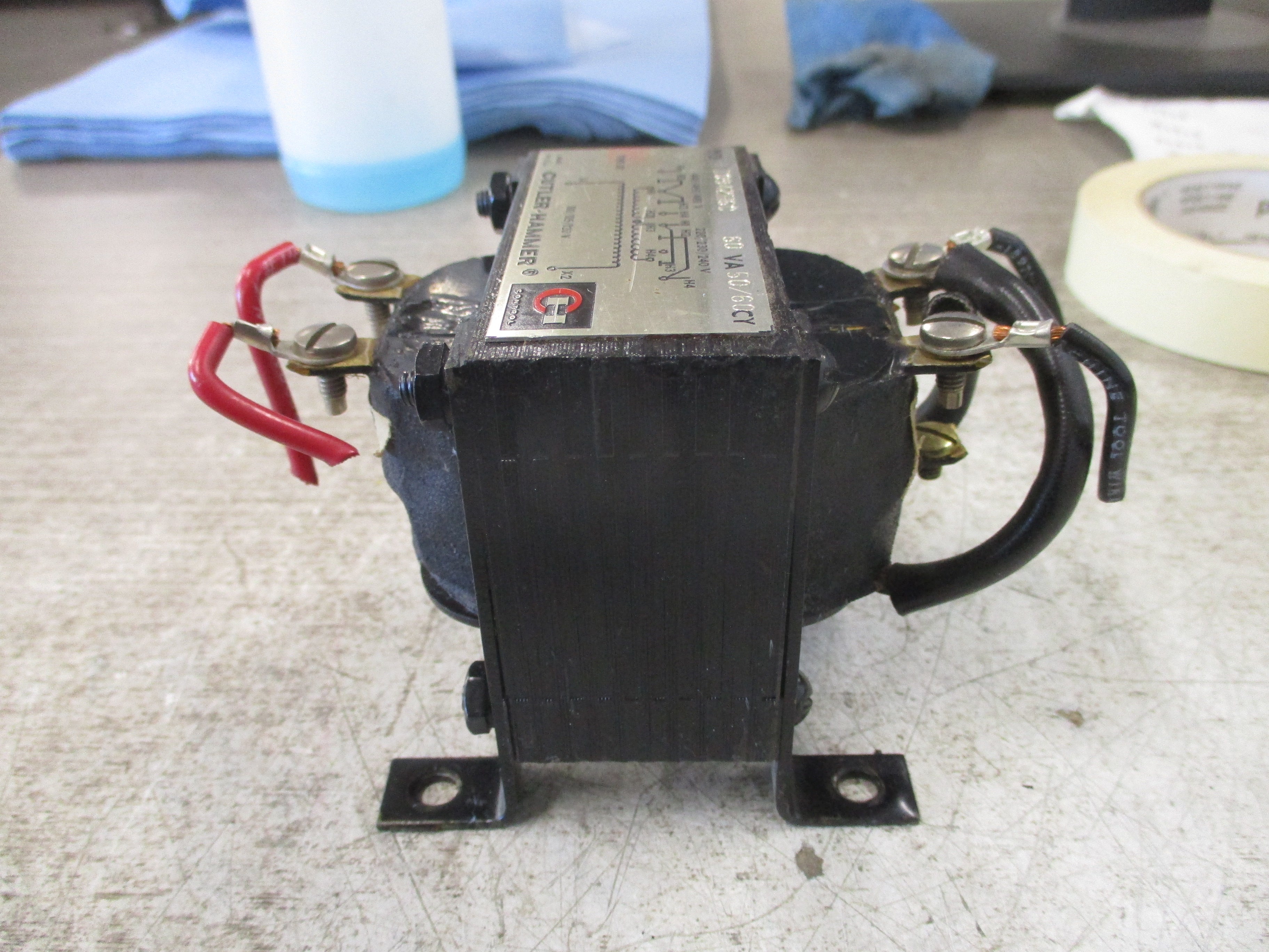 Cutler-Hammer Type GT Transformer 10942H6C 60VA Pri: 240/480V Sec: 120V 60Hz