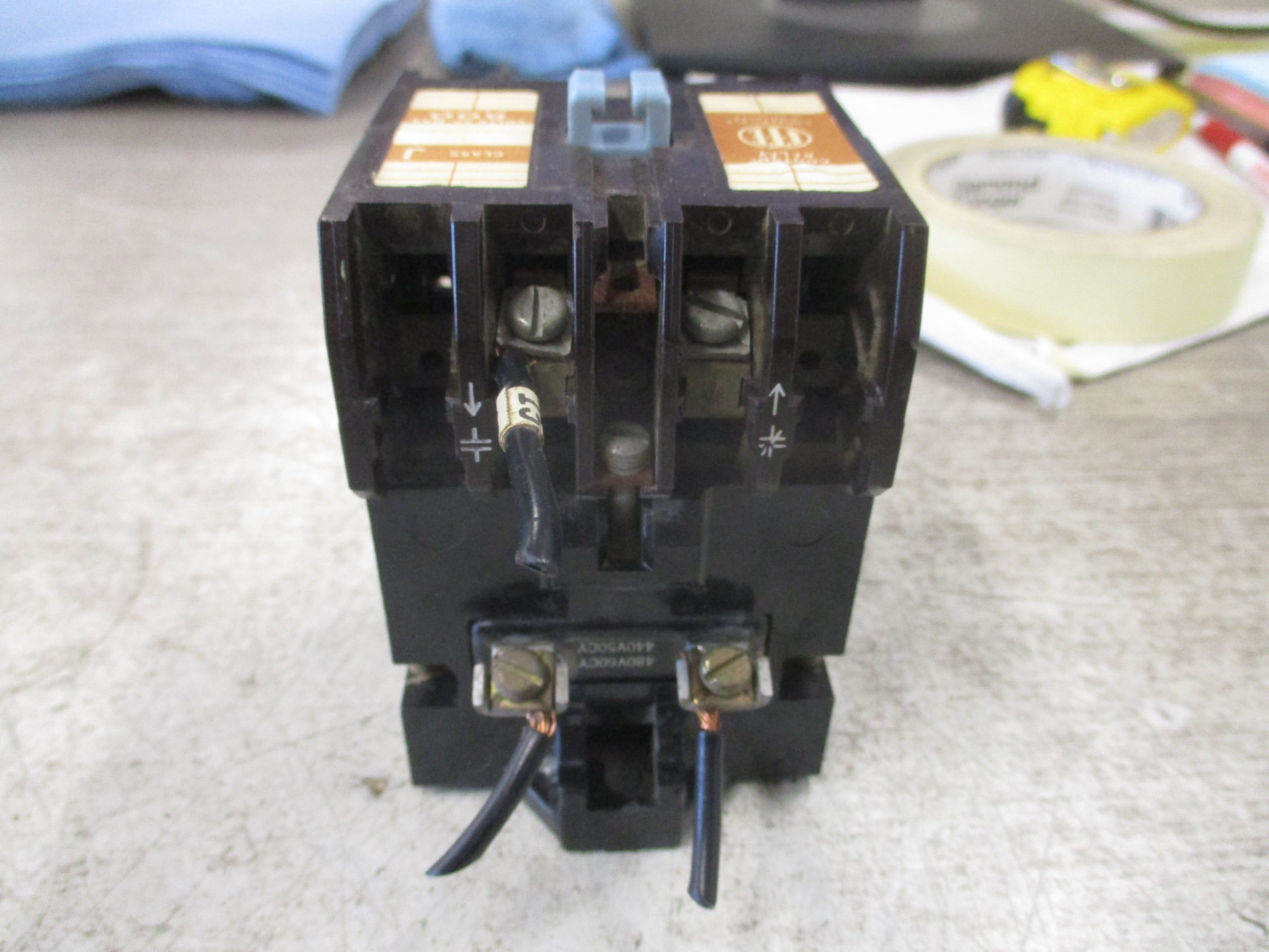 ITE Control Relay J20A20 480V Coil 10A 600V Used