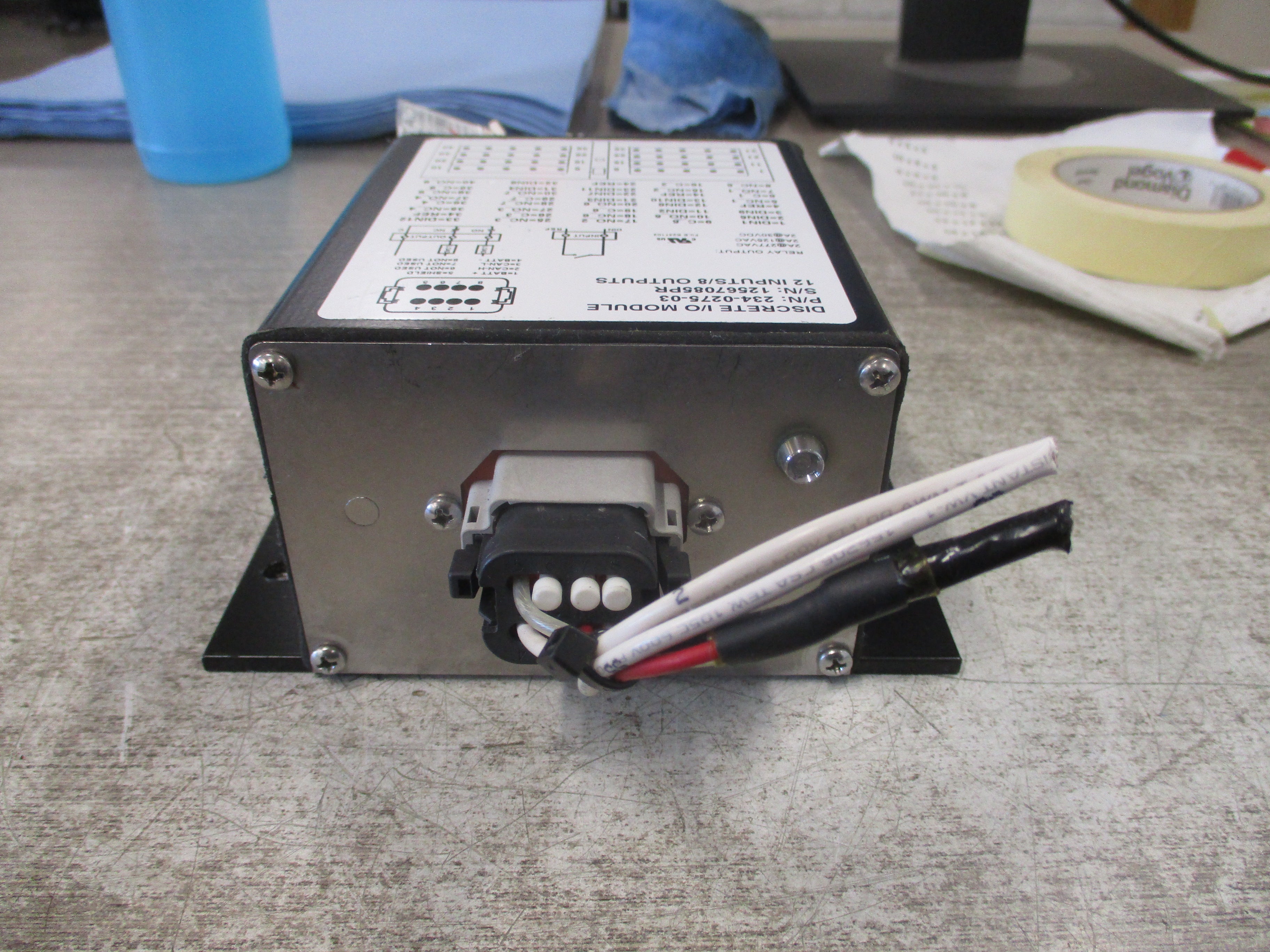 CAT Discrete I/O Module 234-0275-03 12-Inputs 8-Outputs Used