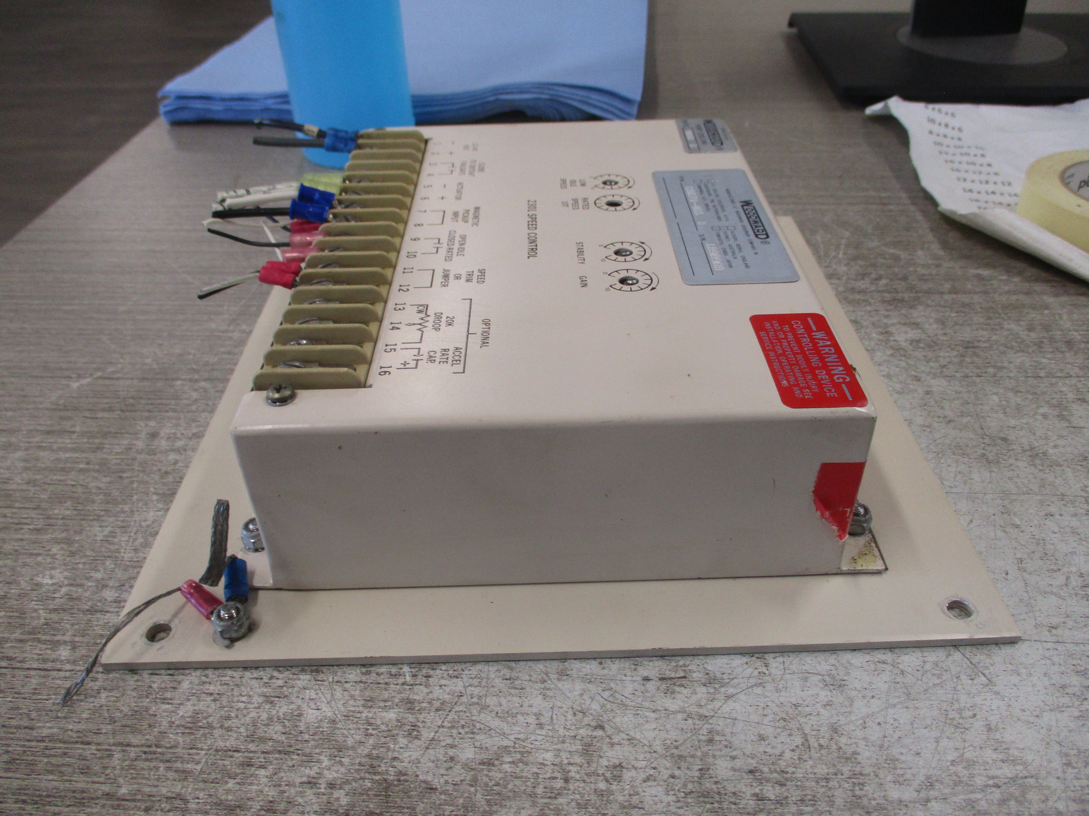 Woodward 2301 Speed Control C8271-465 D Used