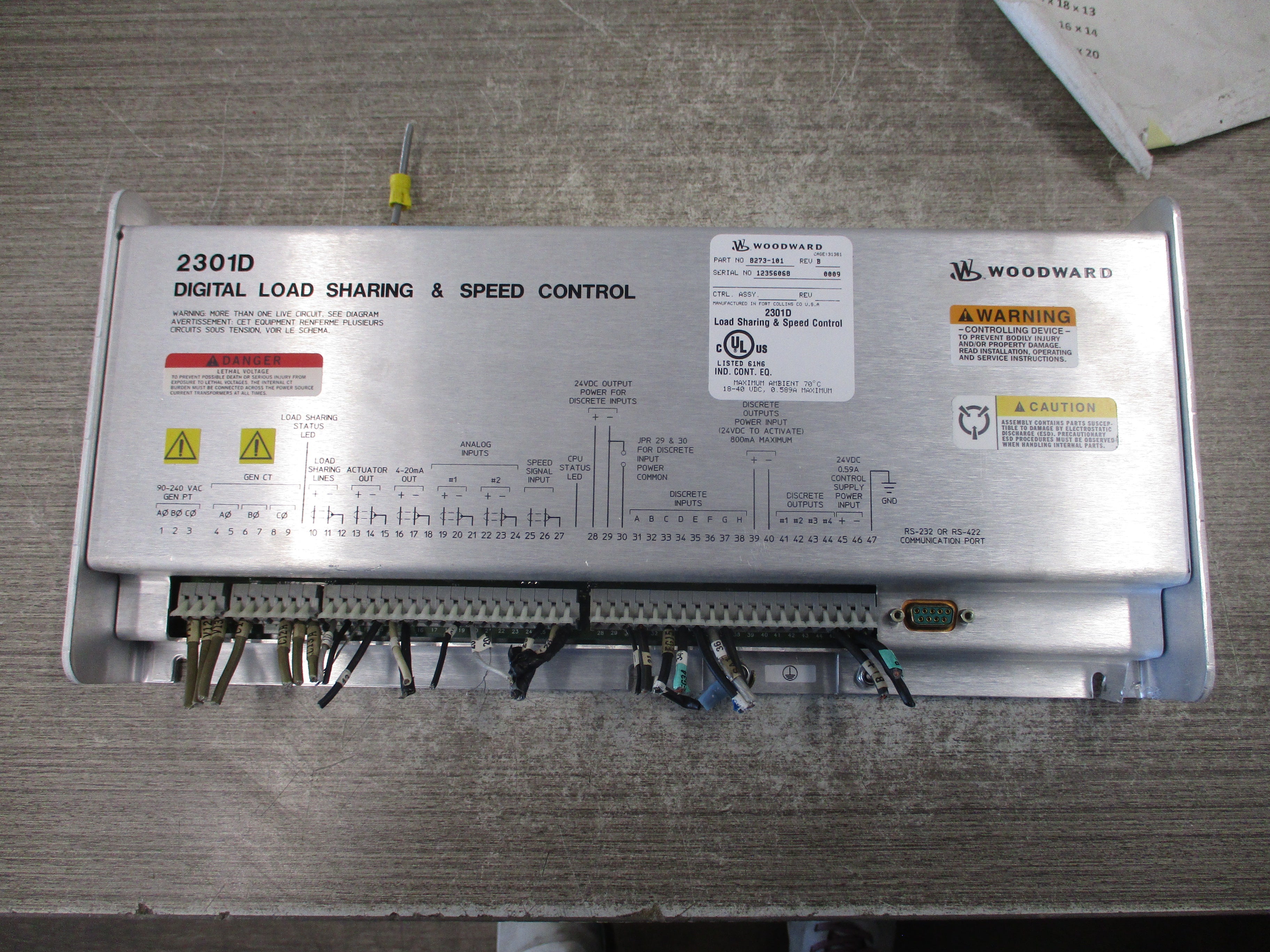 Allen-Bradley DC-AC Drive SA3100-R020-AX-L6R 20HP DC Input: 19-23KVA 513-620V