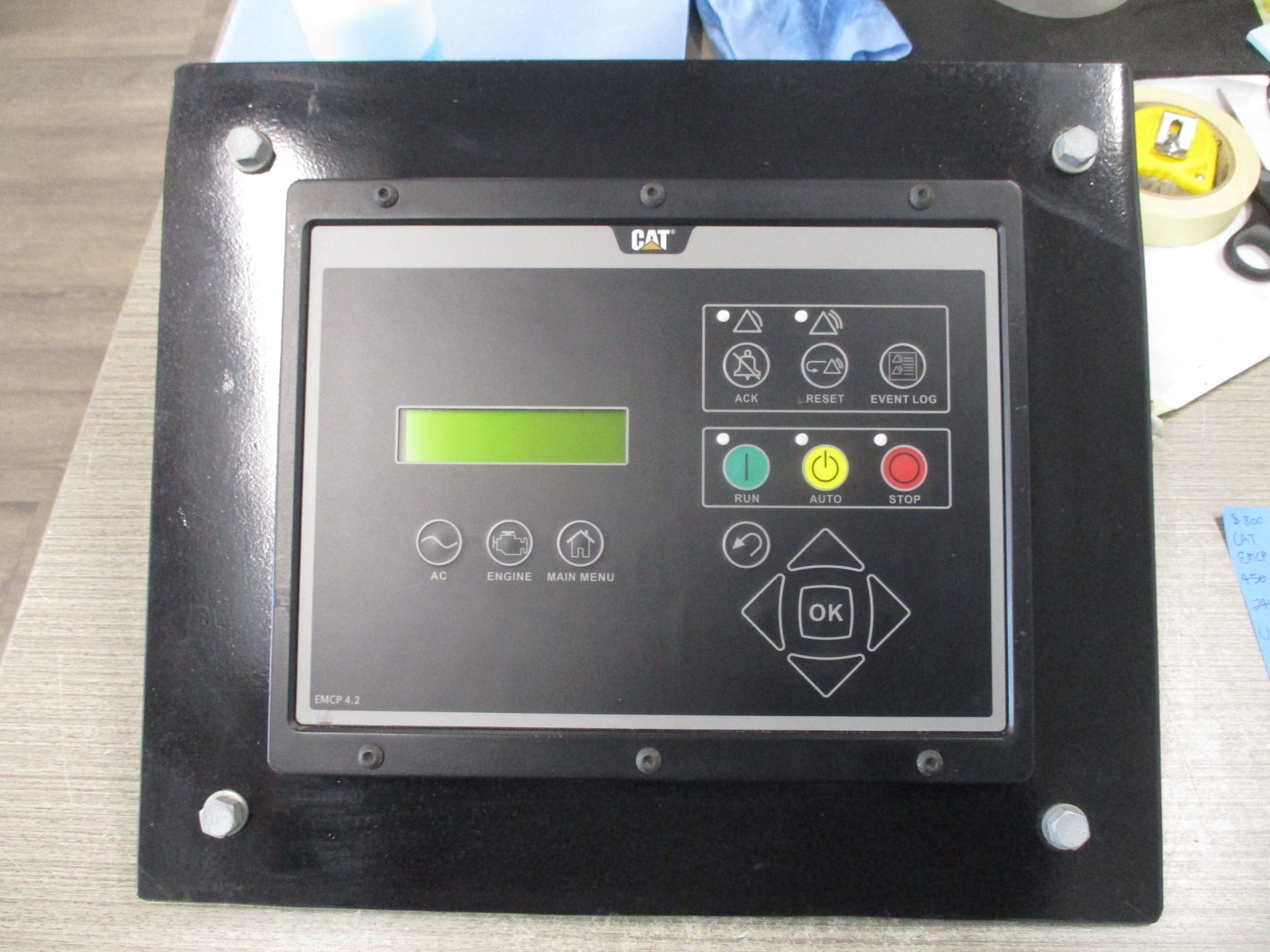 CAT EMCP 4.2 Control Panel 450-9606-00 24VDC Used