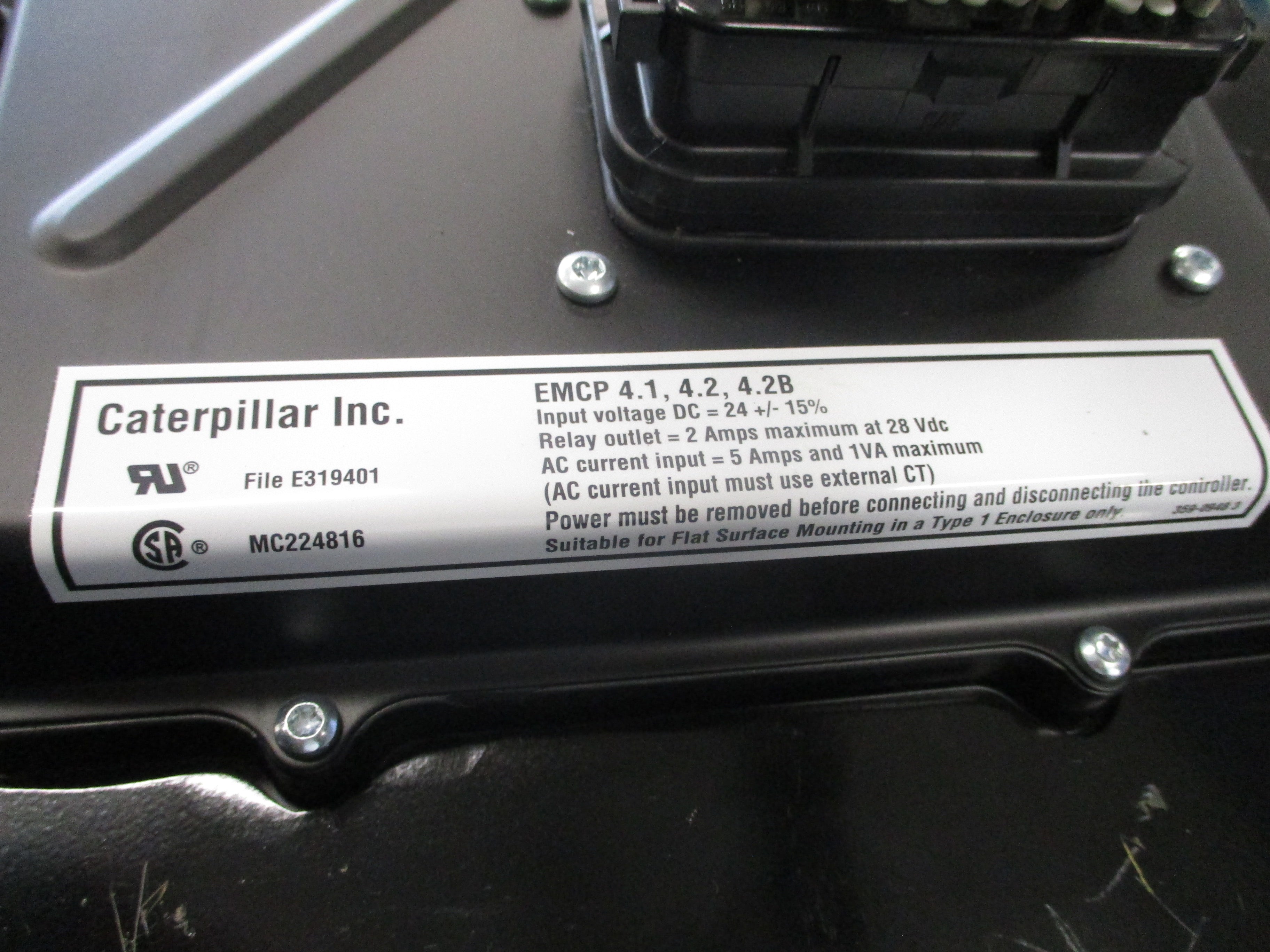 CAT EMCP 4.2 Control Panel 450-9606-00 24VDC Used