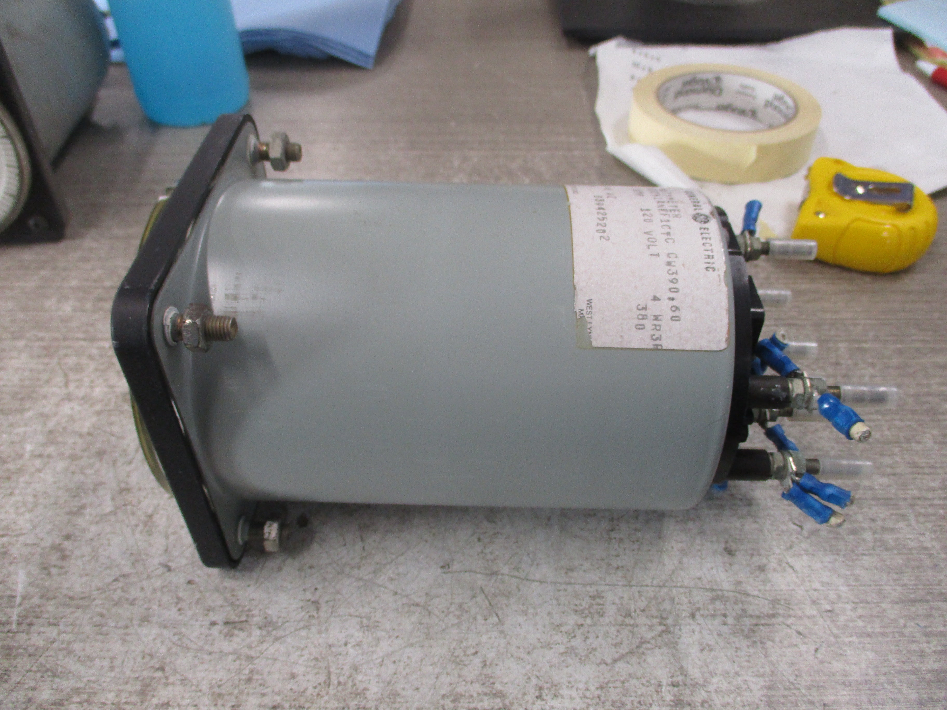 GE AC Kilowatt Meter 50-103251ANFF1CTC Range: 0-600KW Used