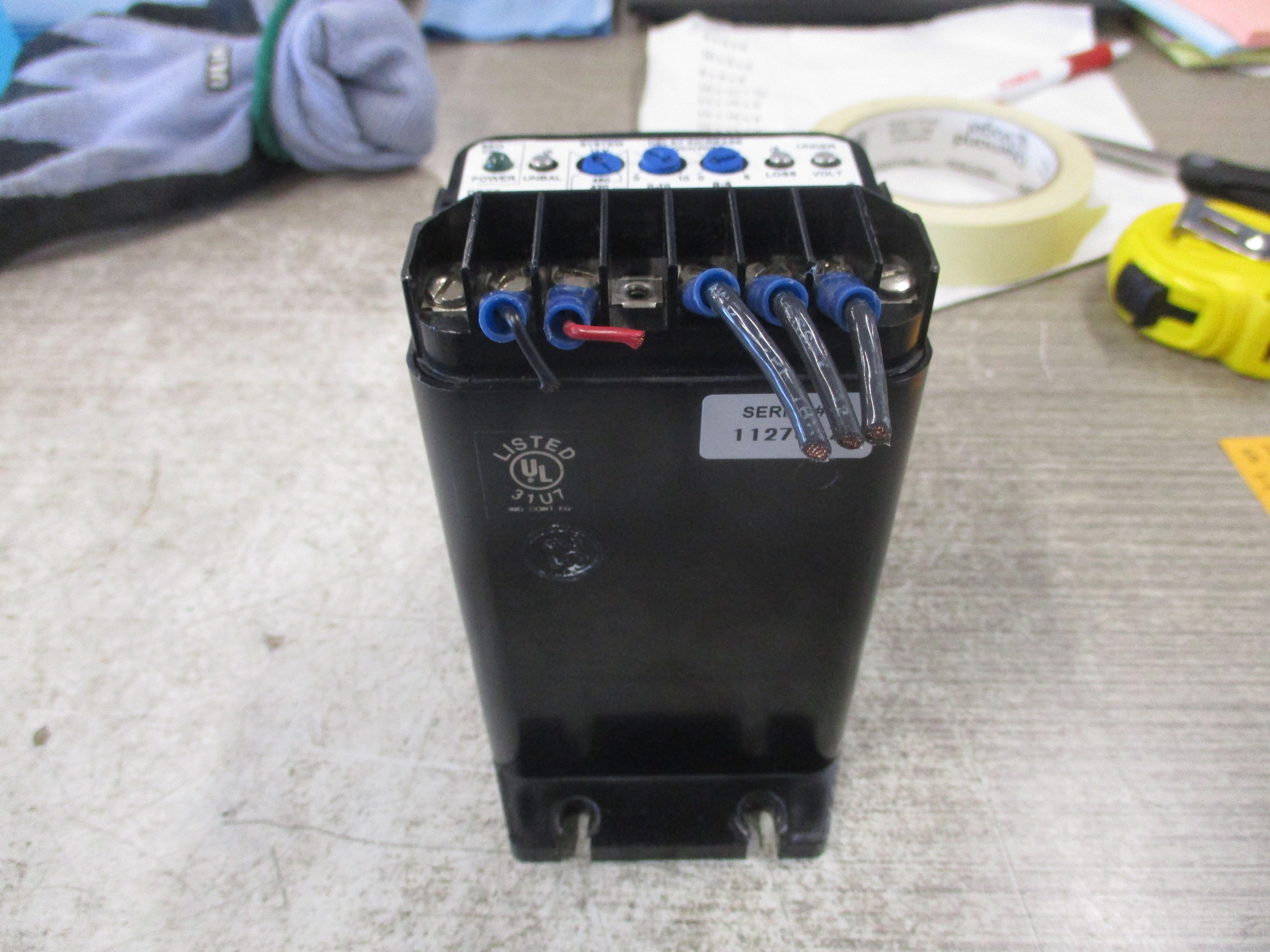 Instrument Transformers Phase Voltage Monitor LPVR-480 360-500V 3Ph 60Hz Used