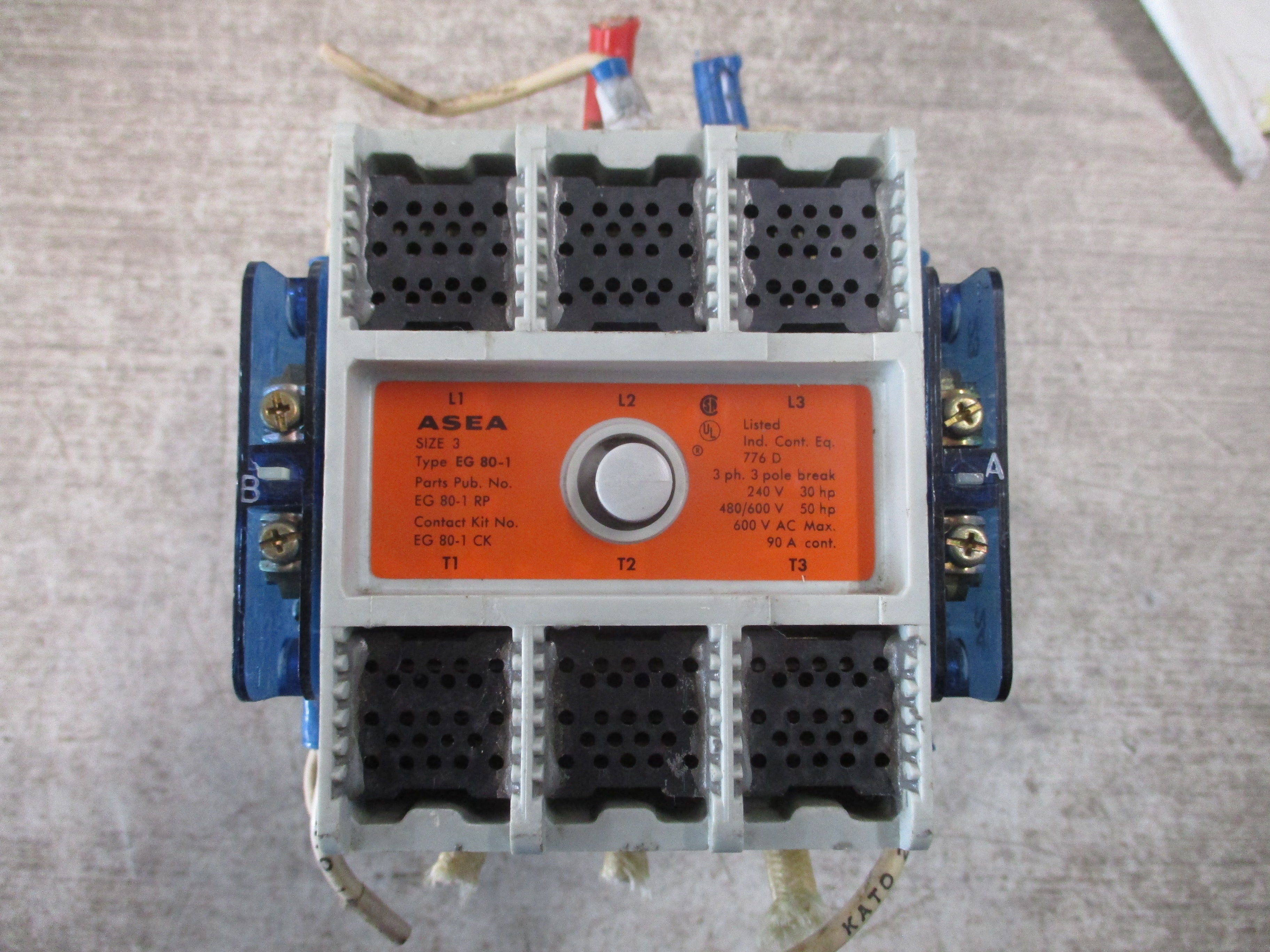 Square D Fusible Safety Switch/Disconnect H363 Ser. F1 100A 600V 3P Used