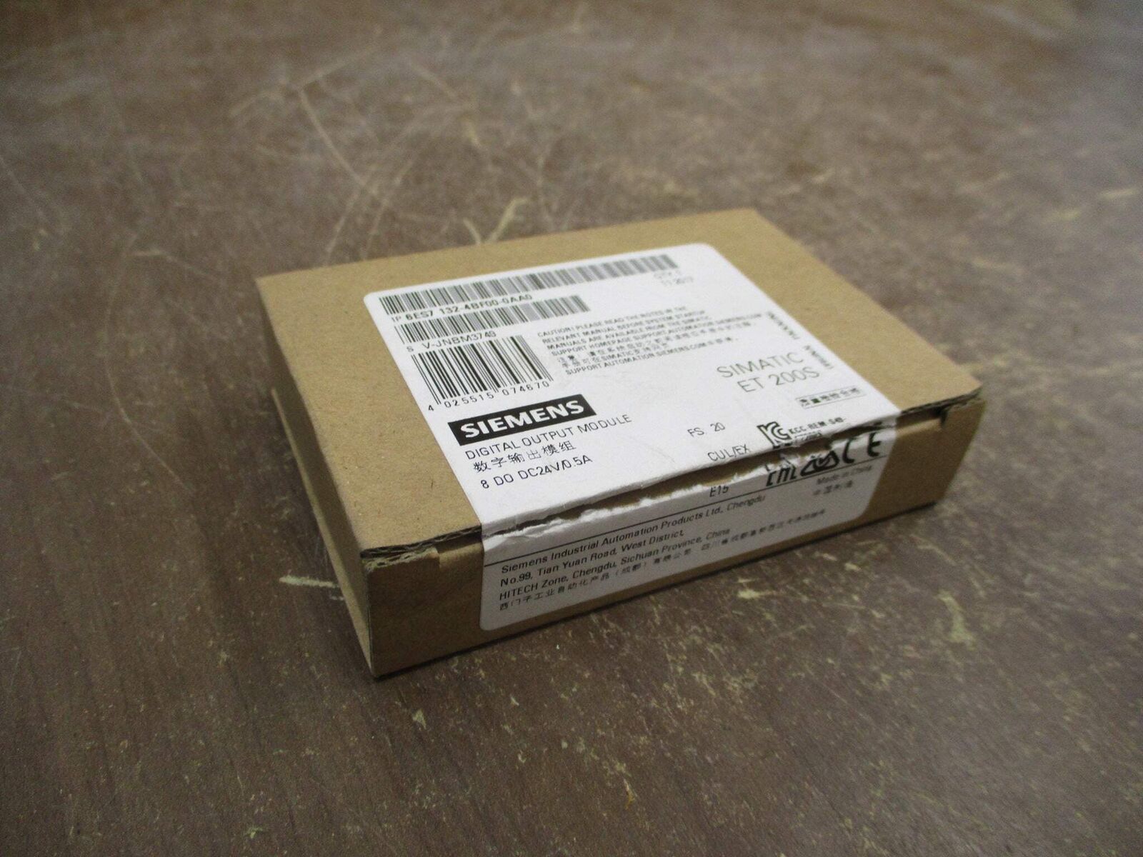 Siemens Simatic ET 200S Digital Output Module 6ES7 132-4BF00-0AA0 8xDO 24VDC