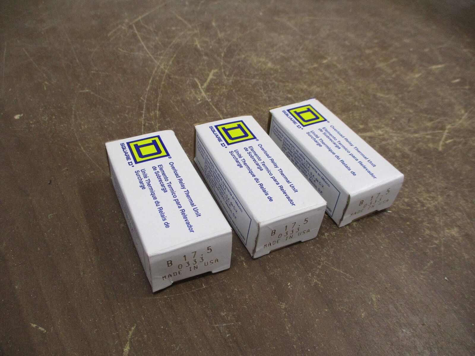 Square D Heaters B17.5 *Lot of 3* New Surplus