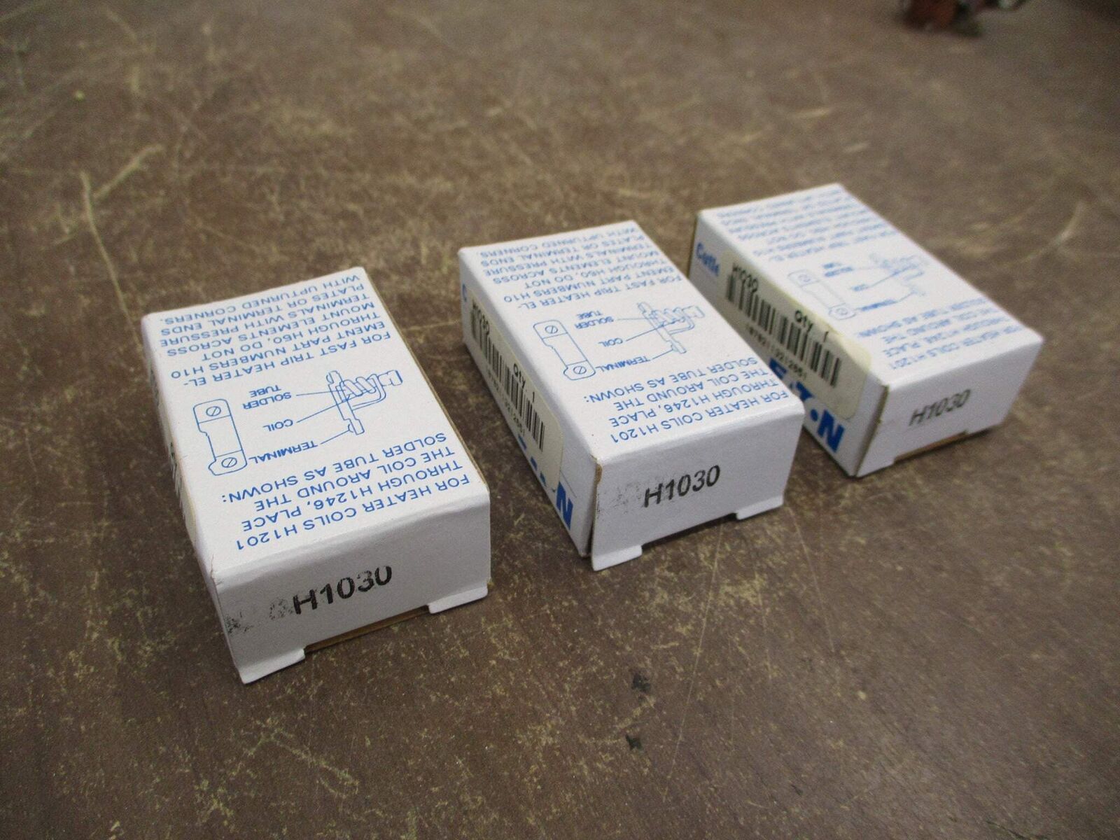 Cutler-Hammer Heaters H1030 *Lot of 3* New Surplus