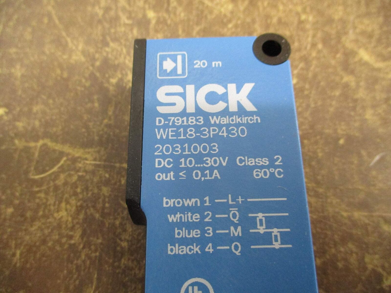 SICK Photoelectric Sensor WS/WE18-3P430 New Surplus