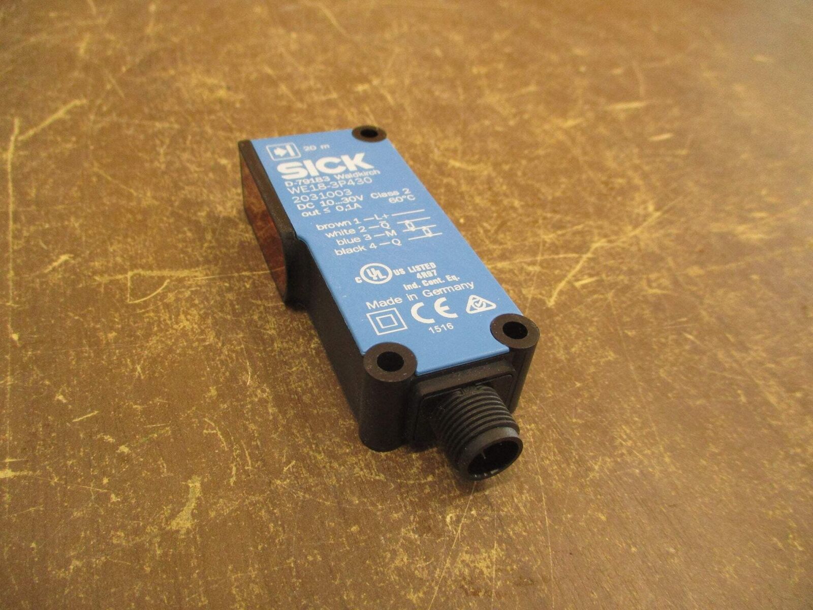 SICK Photoelectric Sensor WS/WE18-3P430 New Surplus