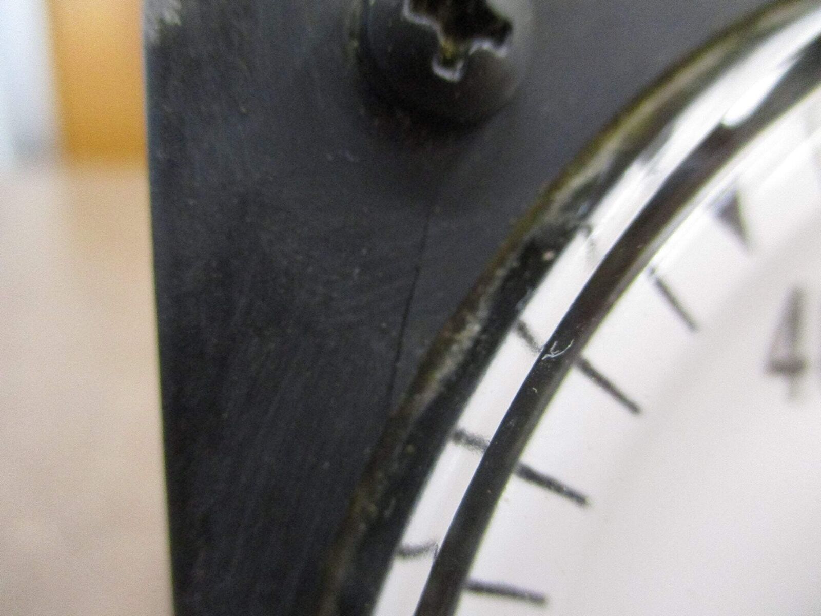 GE AC Ammeter 50-103131LSSN2 Range: 0-800A *Cracked* Used