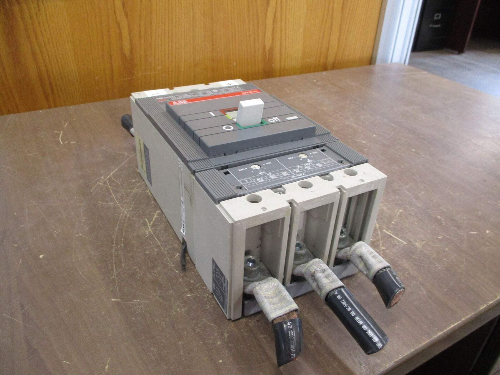 ABB SACE S5 Circuit Breaker S5N 400 400A 600V 3P *No Trip Cover* Used