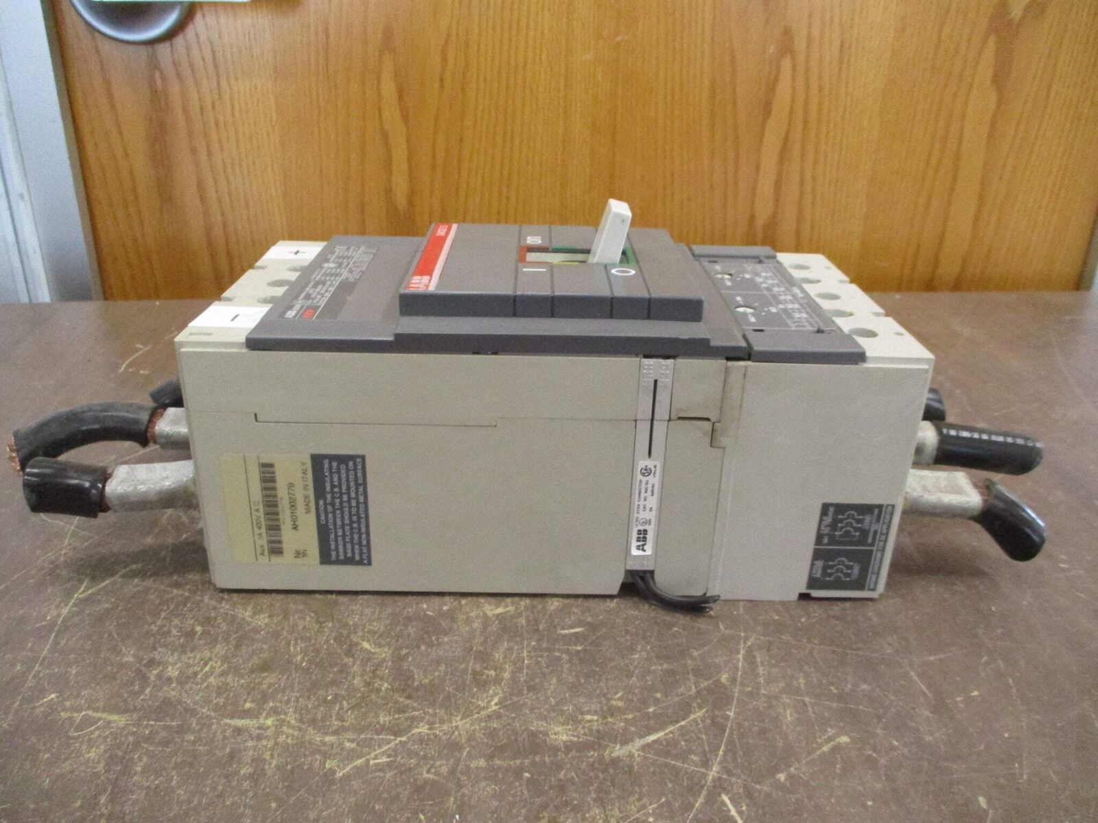ABB SACE S5 Circuit Breaker S5N 400 400A 600V 3P *No Trip Cover* Used