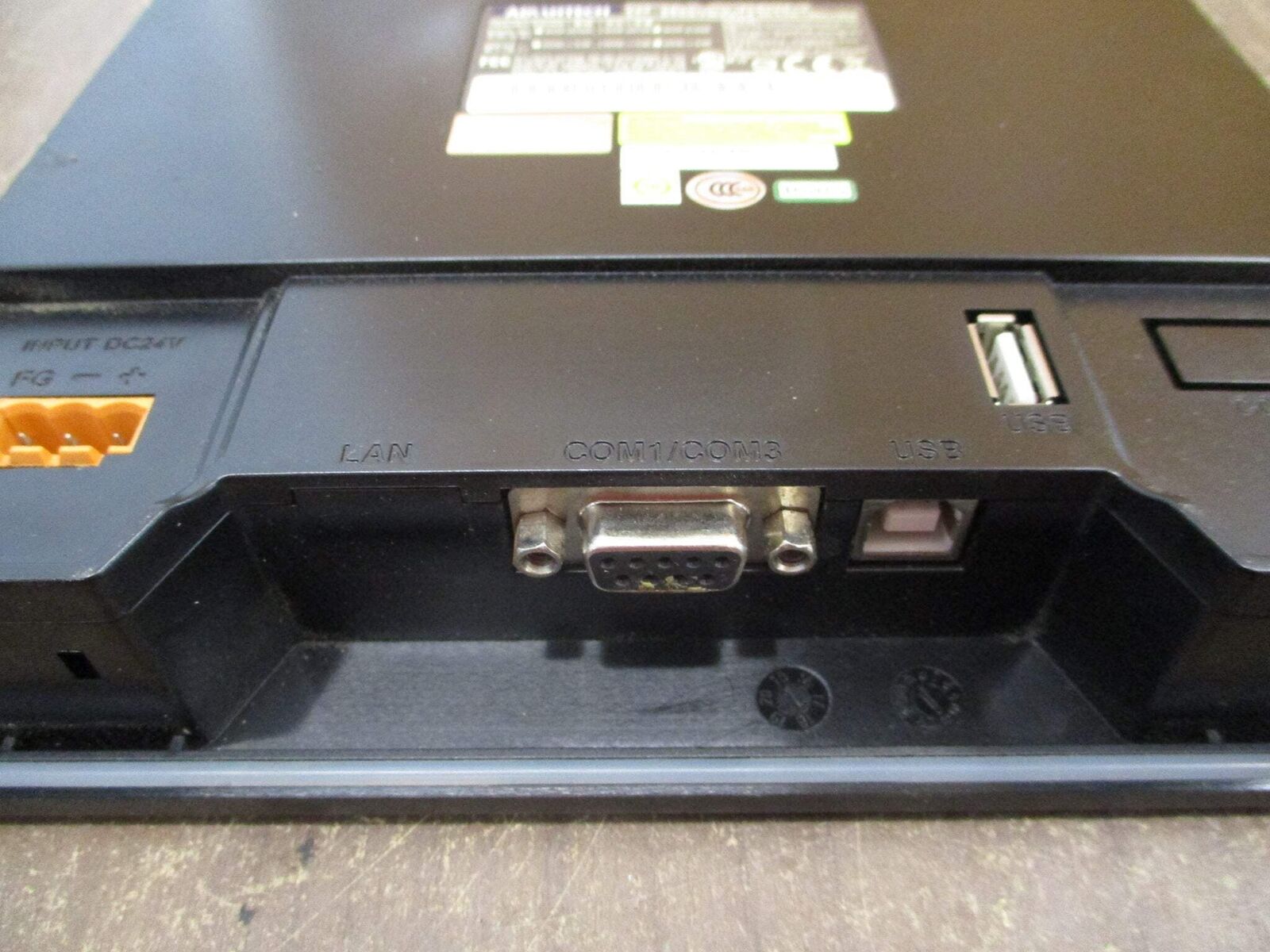 Advantech Operator Panel WOP-2070K-S1AE 24VDC 0.6A *No Mounts* Used