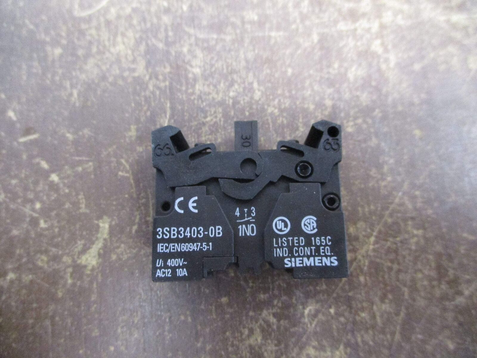 Siemens Actuator Contact Block 3SB3403-0B 10A 400V *No Box* New Surplus
