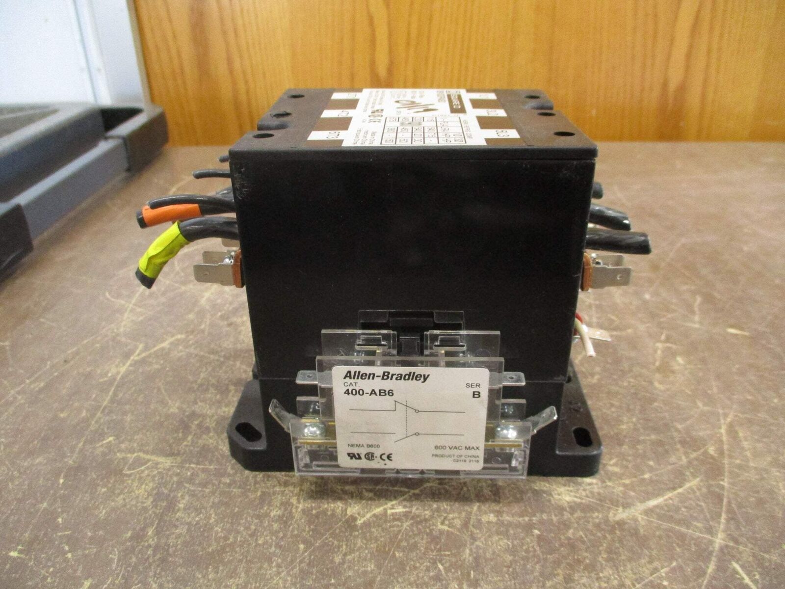 Square D Contactor 8910DPA93 120V Coil 90A 600V 3P w/ Aux Contact Used