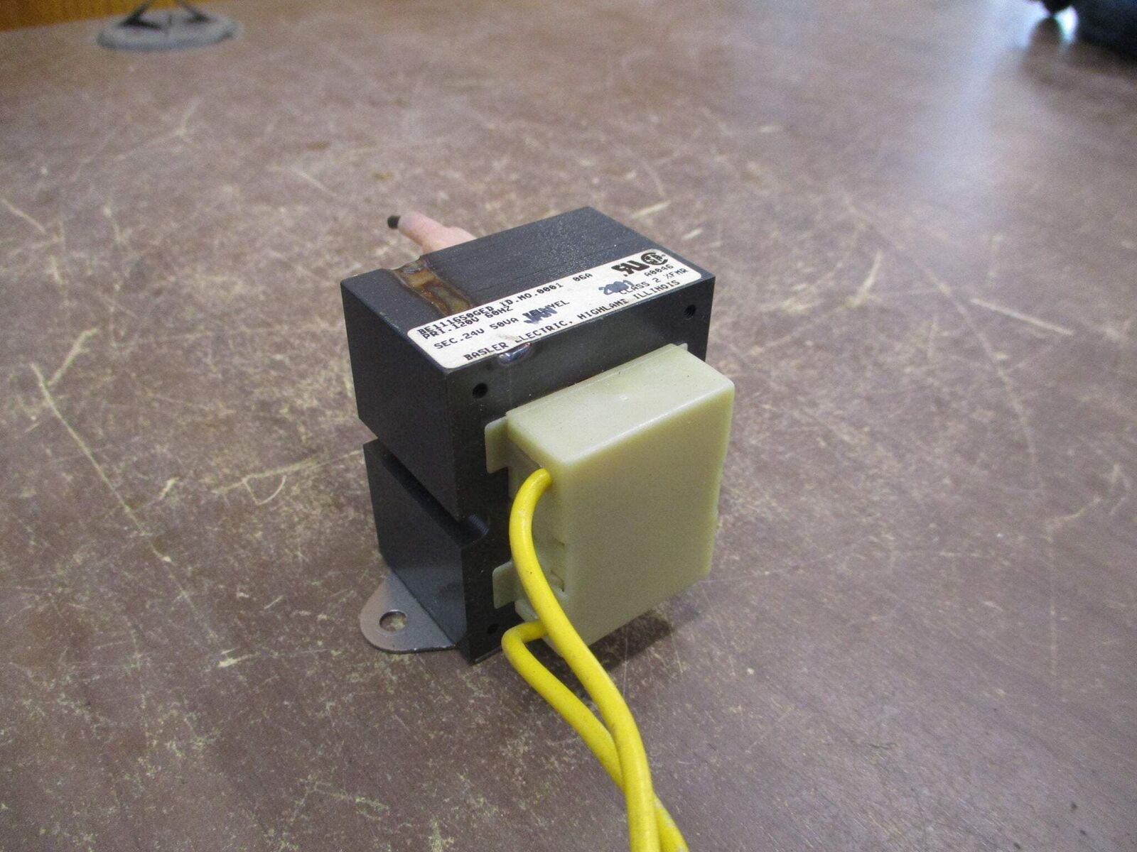 Basler Electric Transformer BE111650GED 50VA Pri: 120V Sec: 24V 60Hz Used
