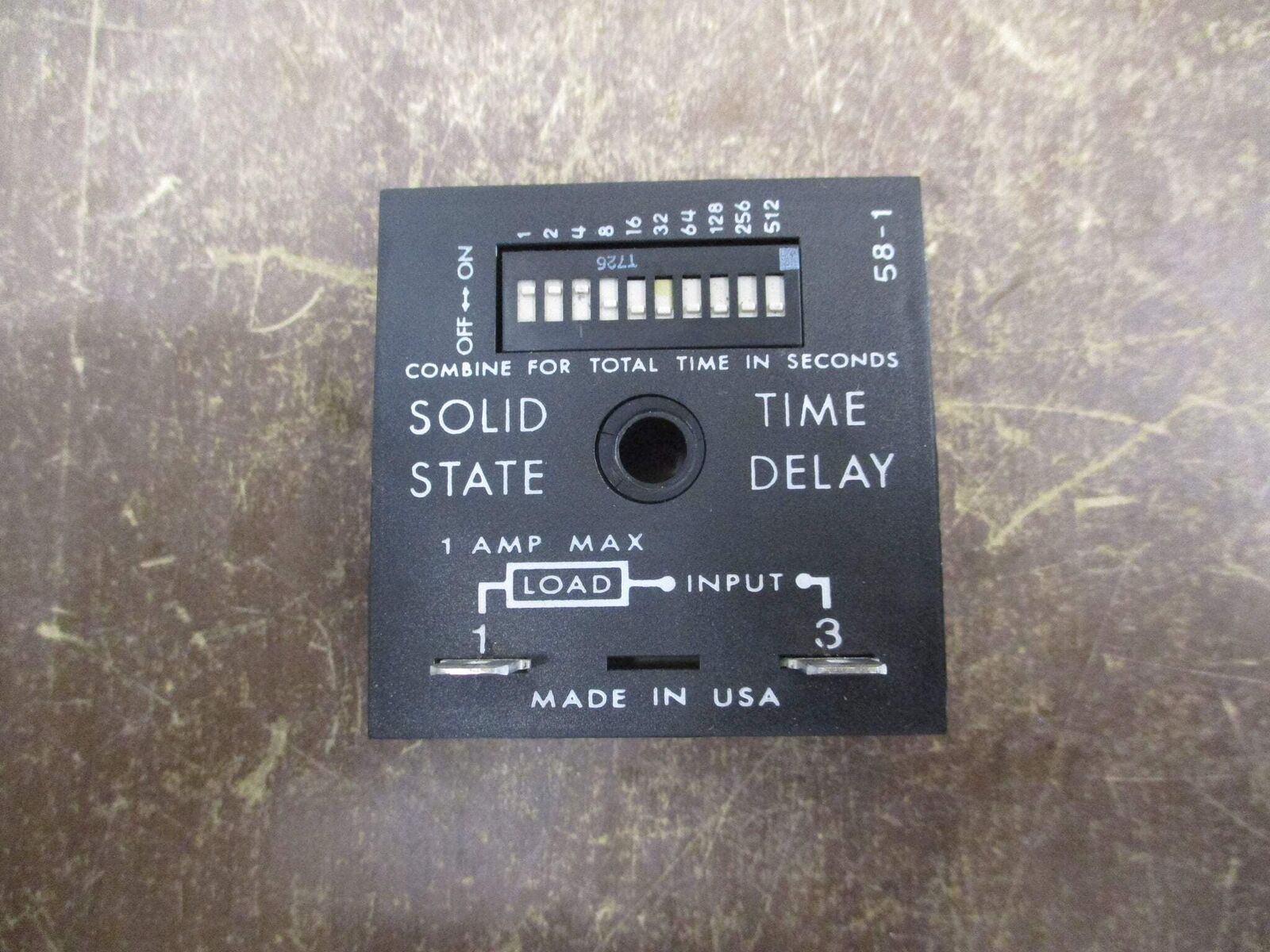 SSAC Solid State Timer TDU3000A 24-120VAC/DC Delay: 1-1023 Sec Used