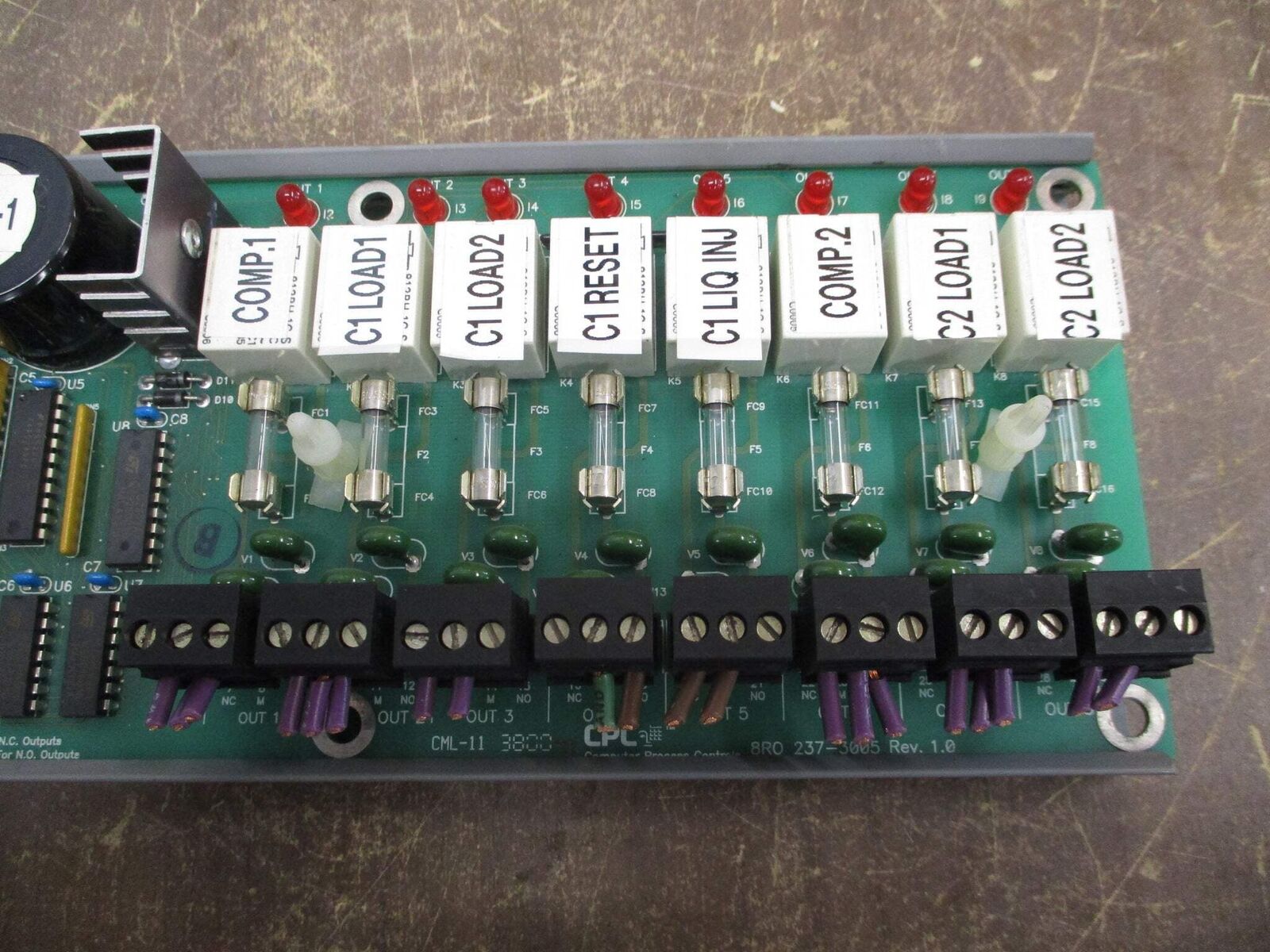 CPC 8RO Board 237-3005 Rev. 1.0 Used