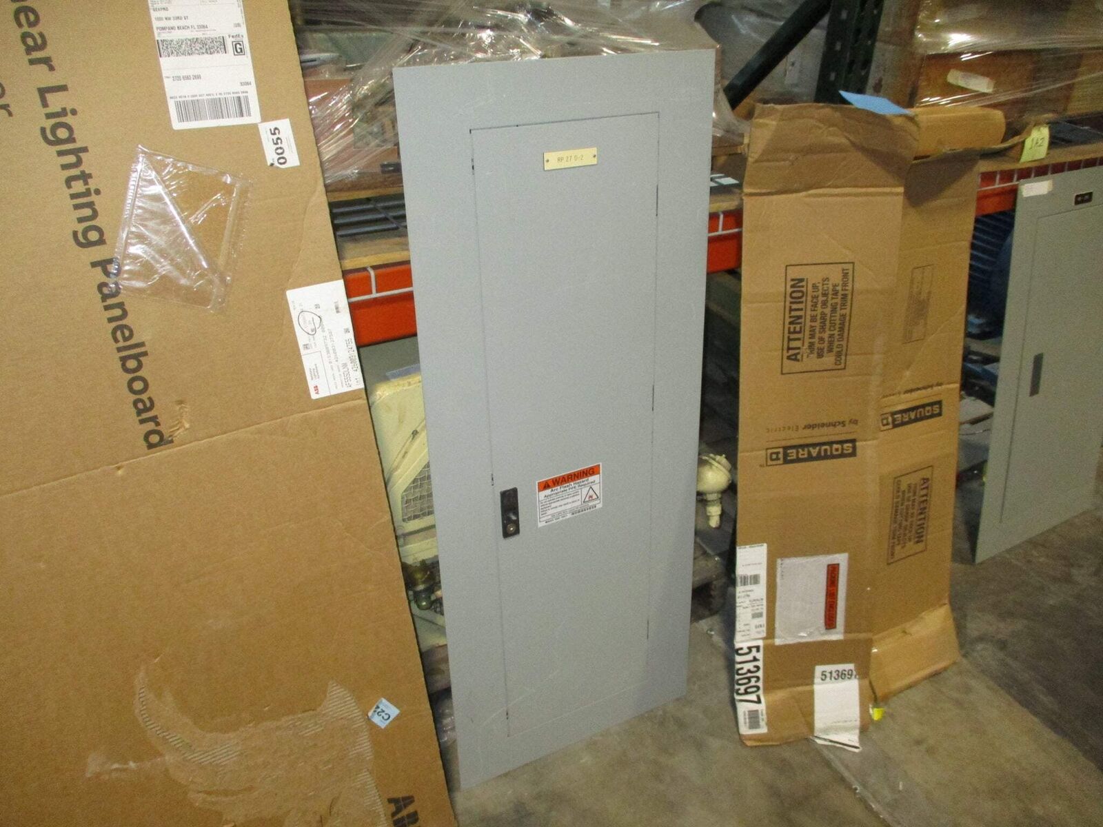 GE A Series Breaker Cover Panel AF49SN Surface Mount Used