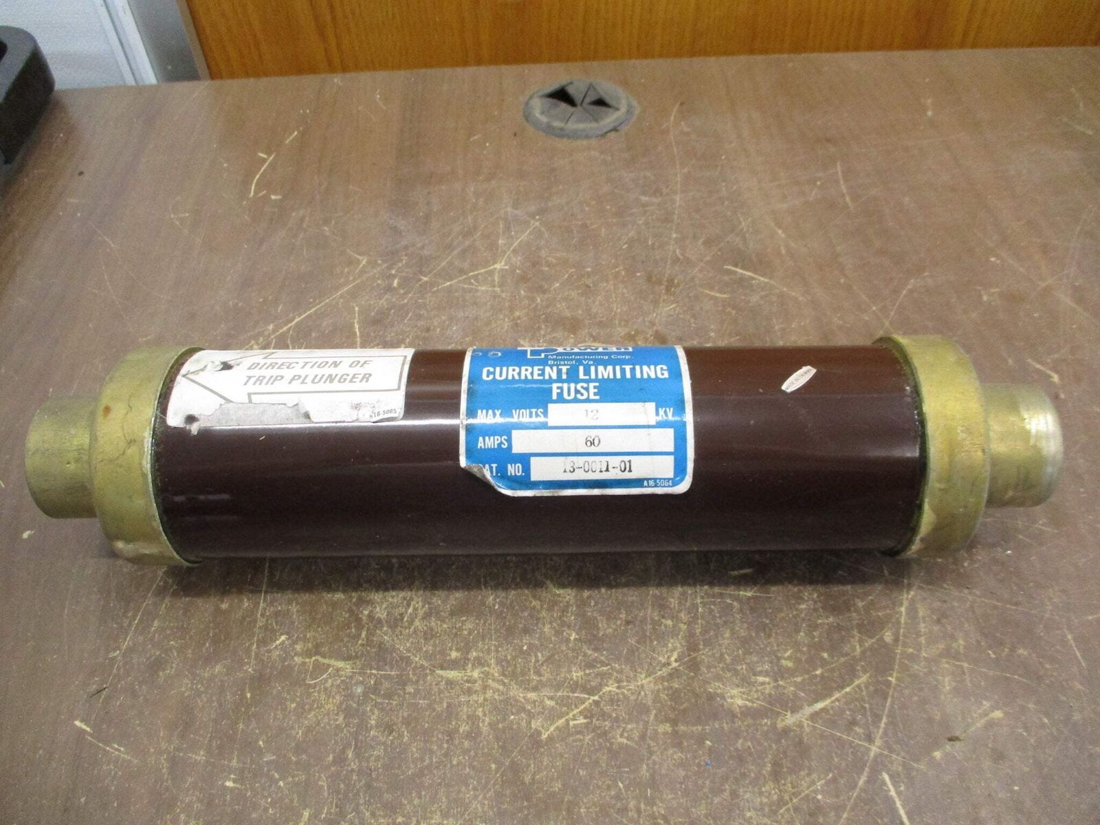 Line Power Fuse 13-0011-01 60A 12kV Used