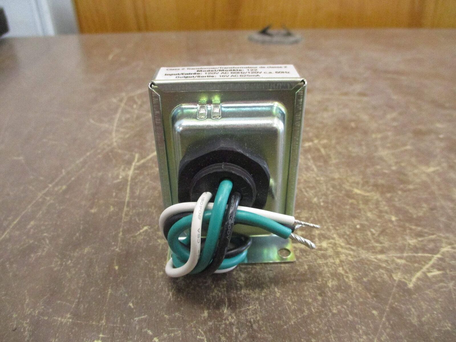 Intertek Transformer 122 Pri: 120V Sec: 16V 60Hz New Surplus