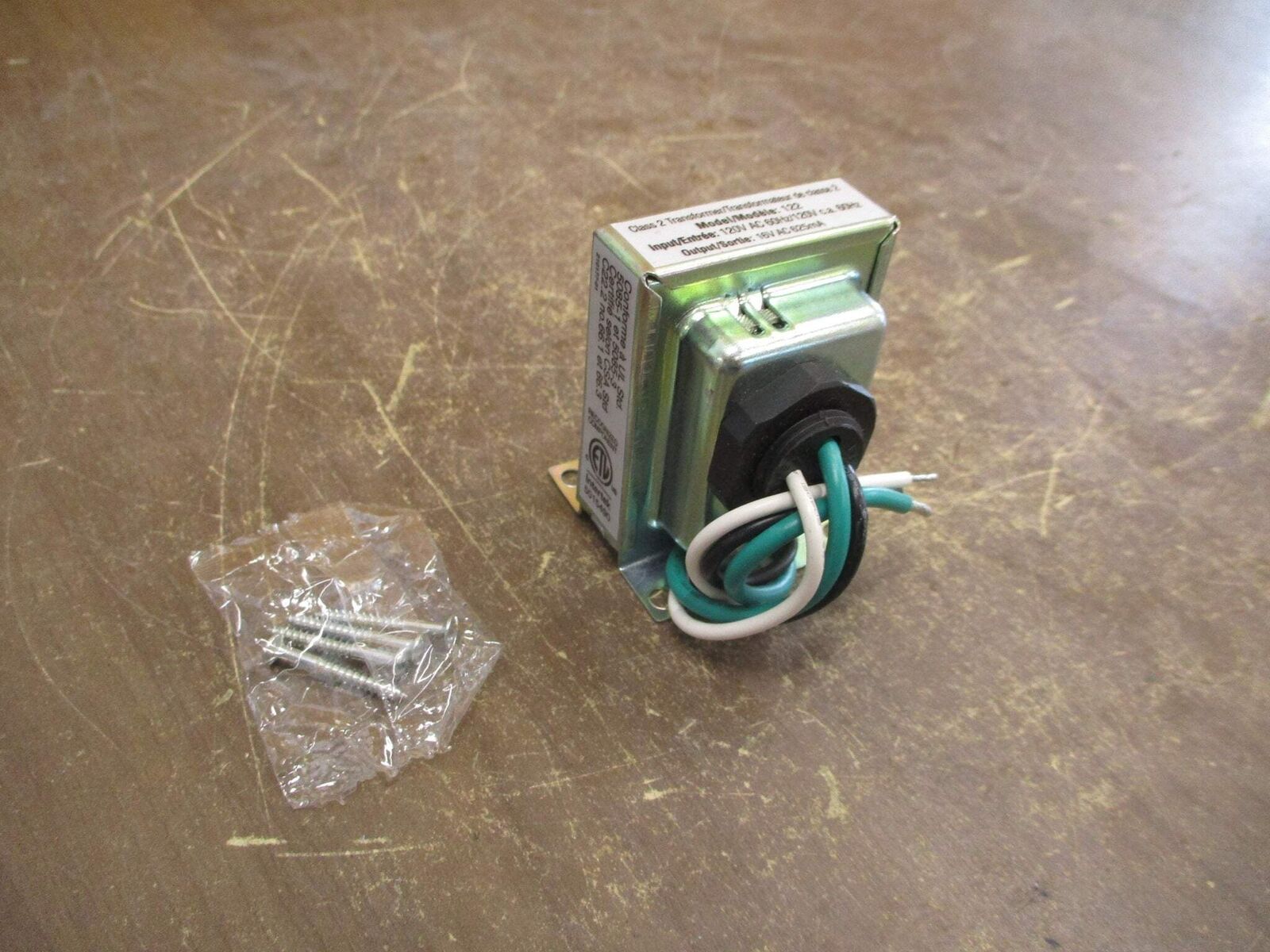 Intertek Transformer 122 Pri: 120V Sec: 16V 60Hz New Surplus