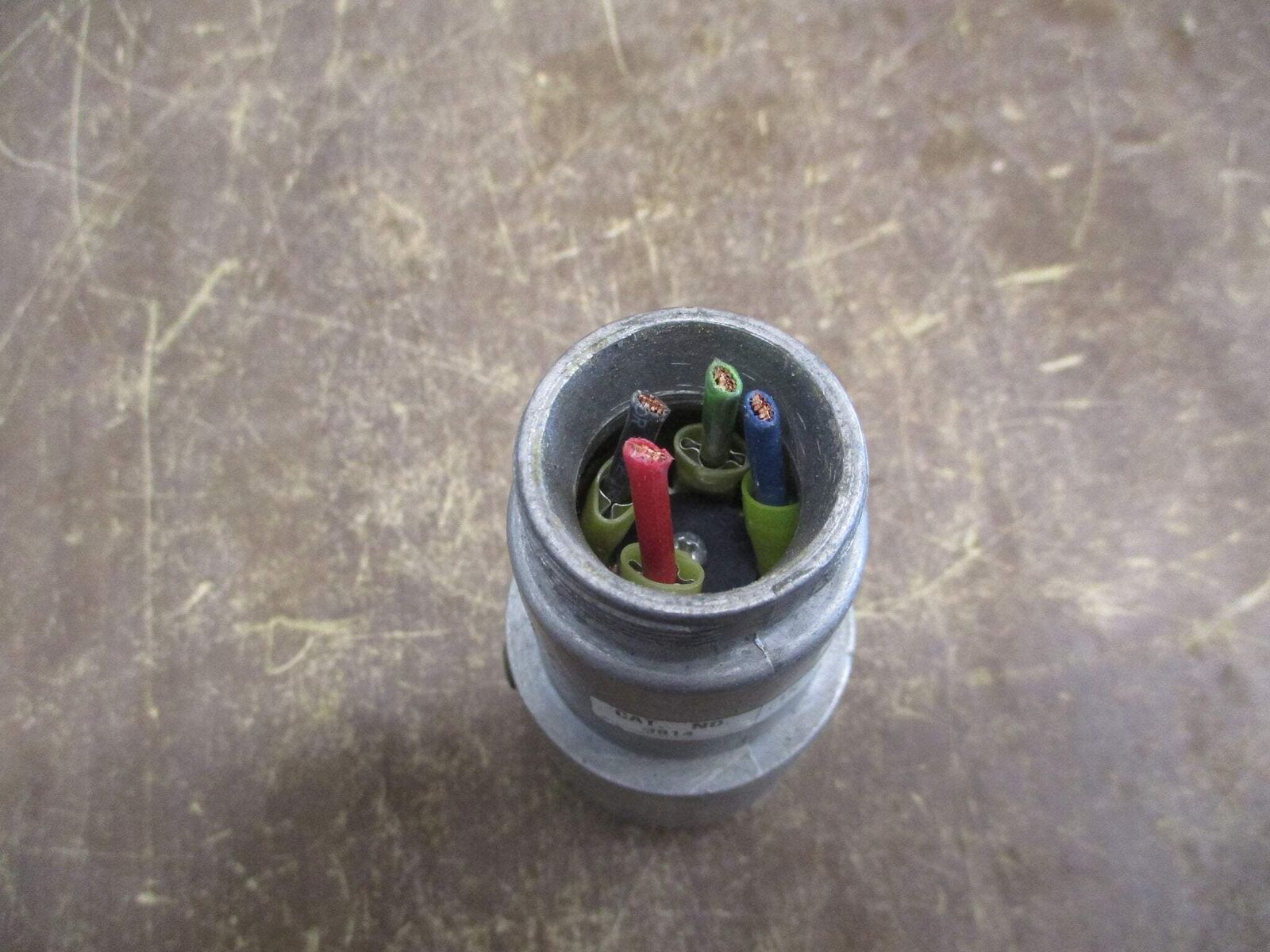 Russellstoll Receptacle 3914 15A 250/600V 4P *Open End* Used