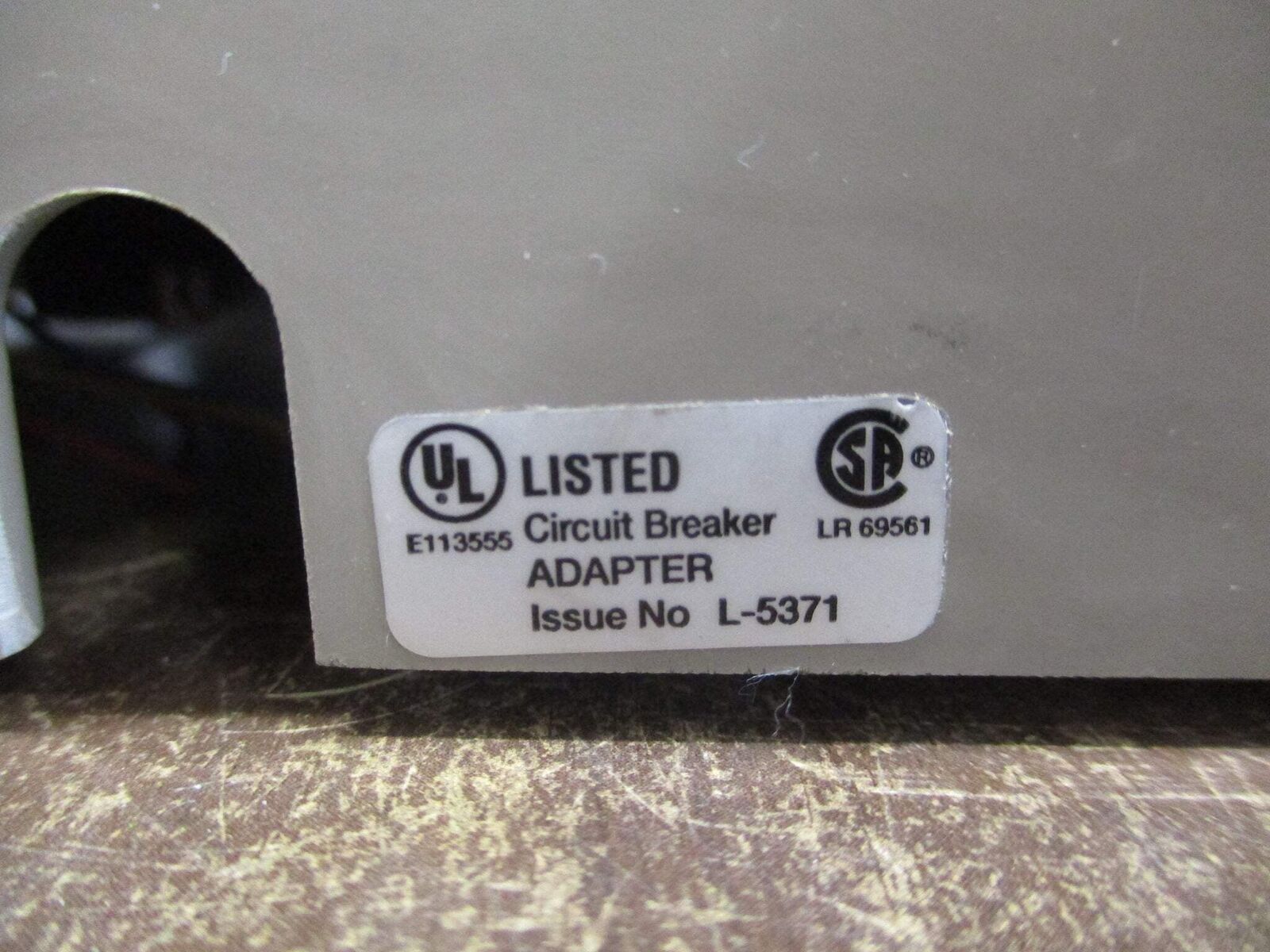 Merlin Gerin Circuit Breaker Plug-In Adapter L-5371 For NSJ400A Breaker Used