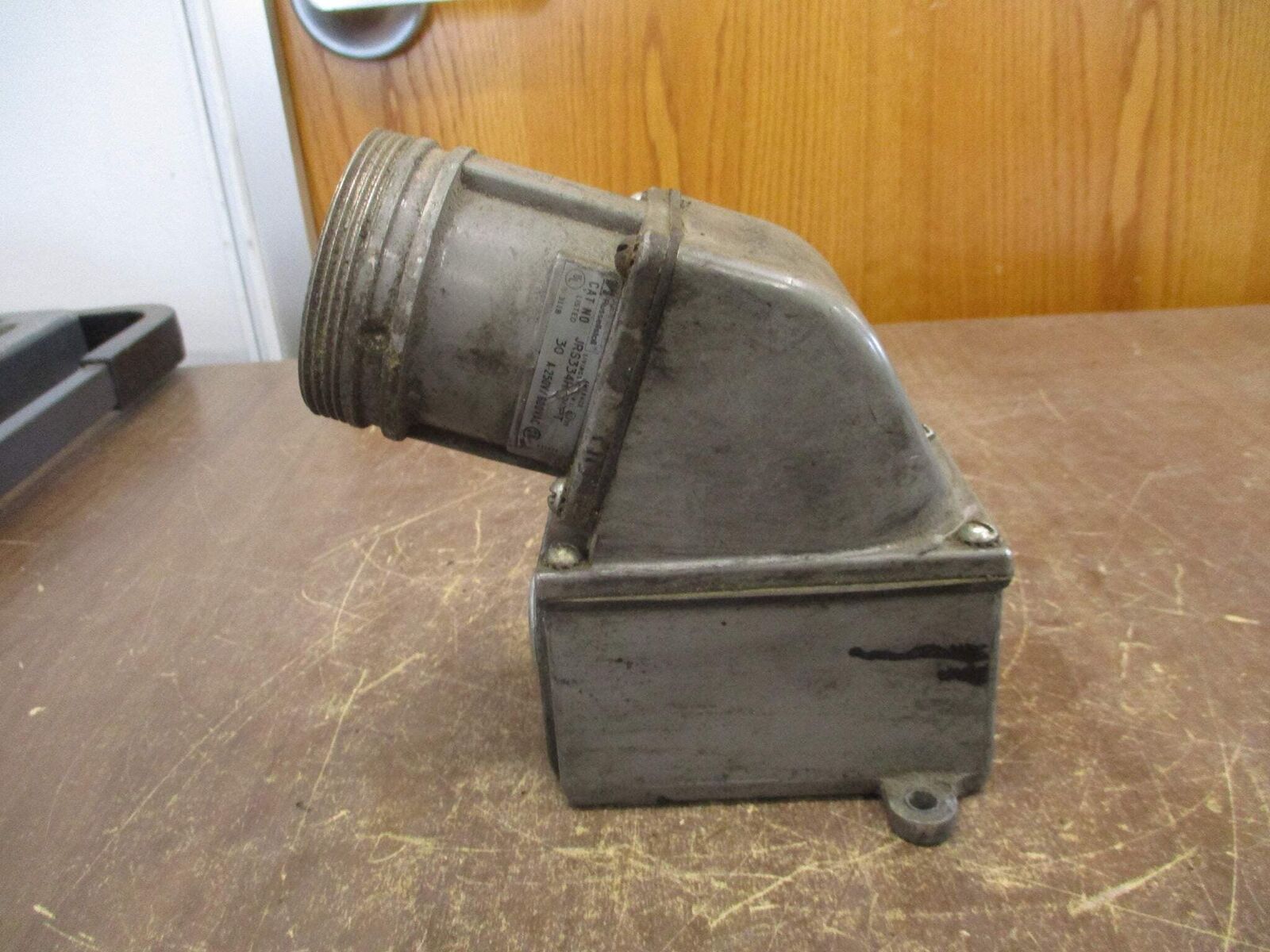 Russellstoll Receptacle JRS334H/RCPT 30A 250/600V W/Base & Angle Adapter *No Cov