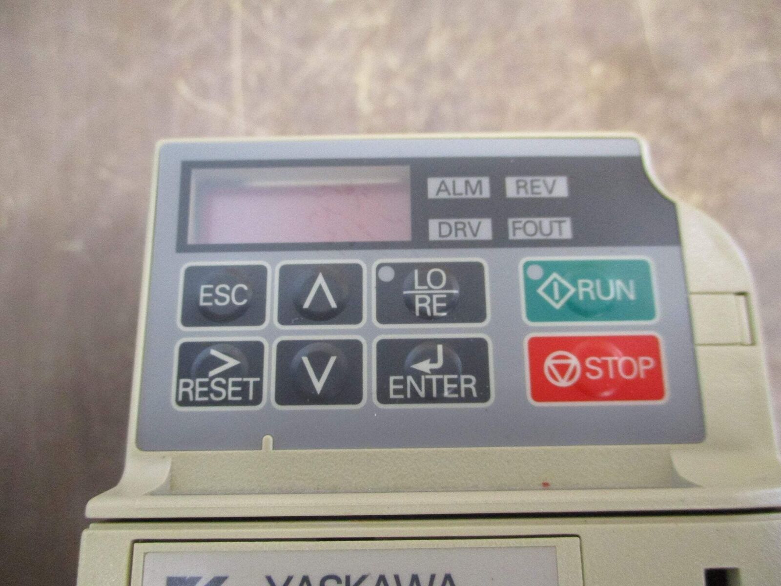 Yaskawa J1000 AC Drive CIMR-JU2A0004BAA 0.75HP 3Ph Used