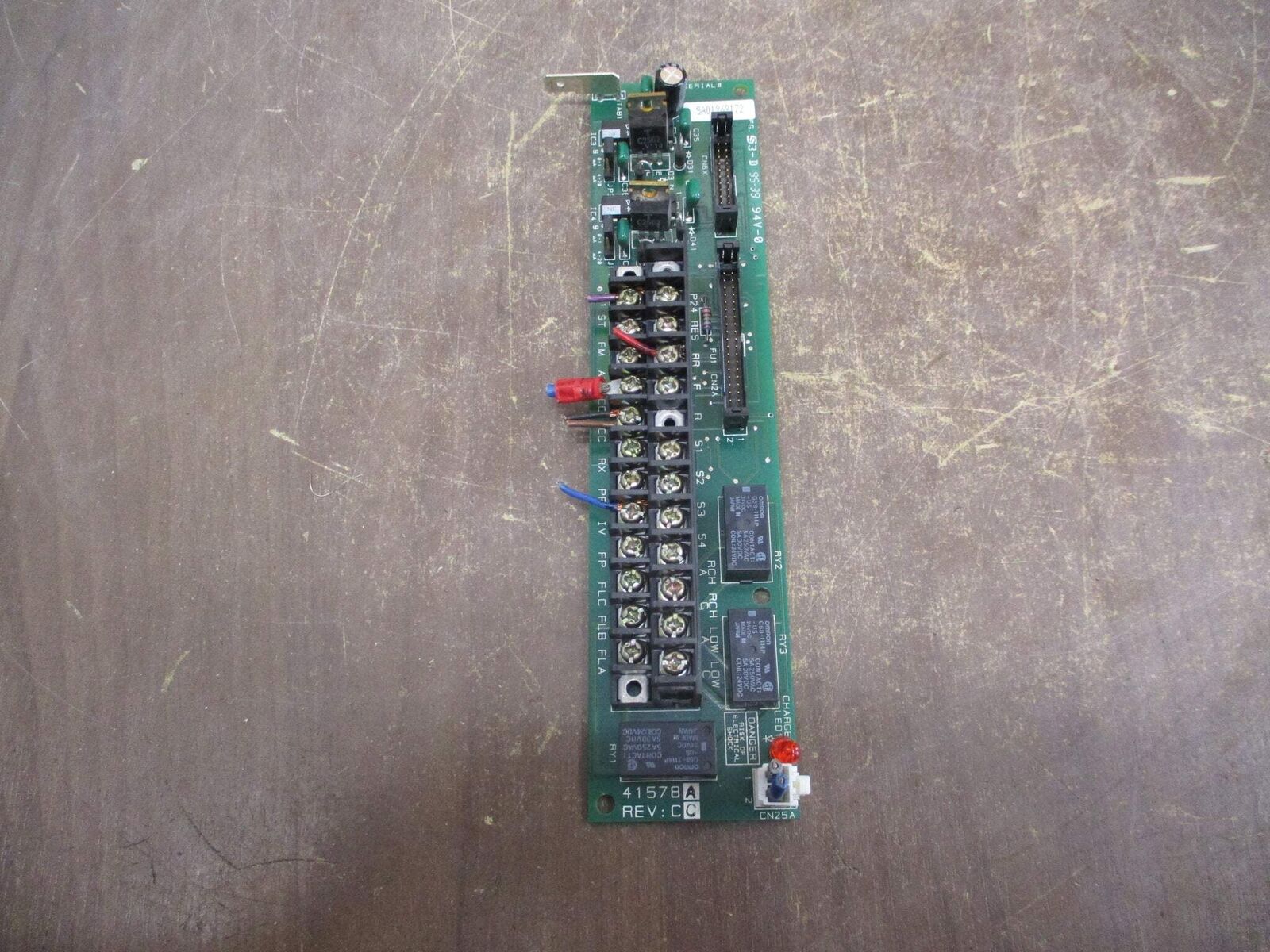 Toshiba Terminal Board 41578A Rev. CC Used