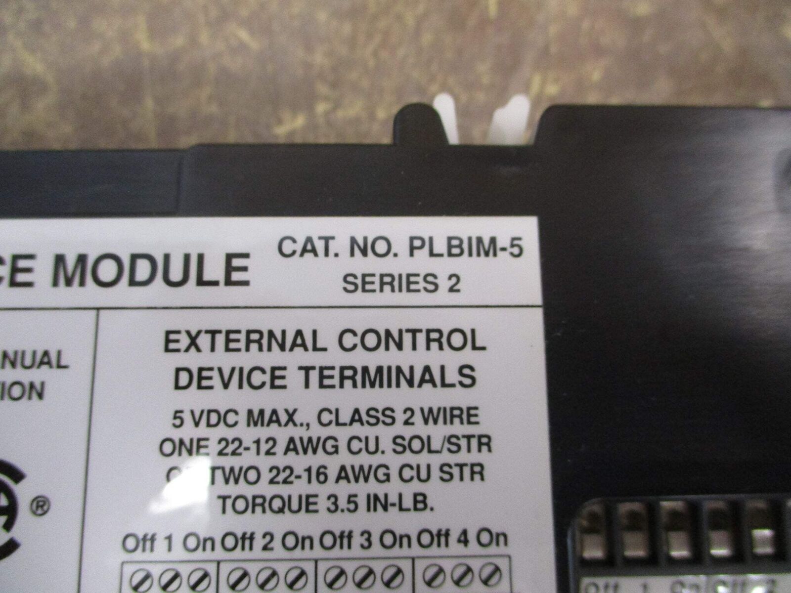 Square D Powerlink Breaker Interface Module PLBIM-5 Ser. 2 Used