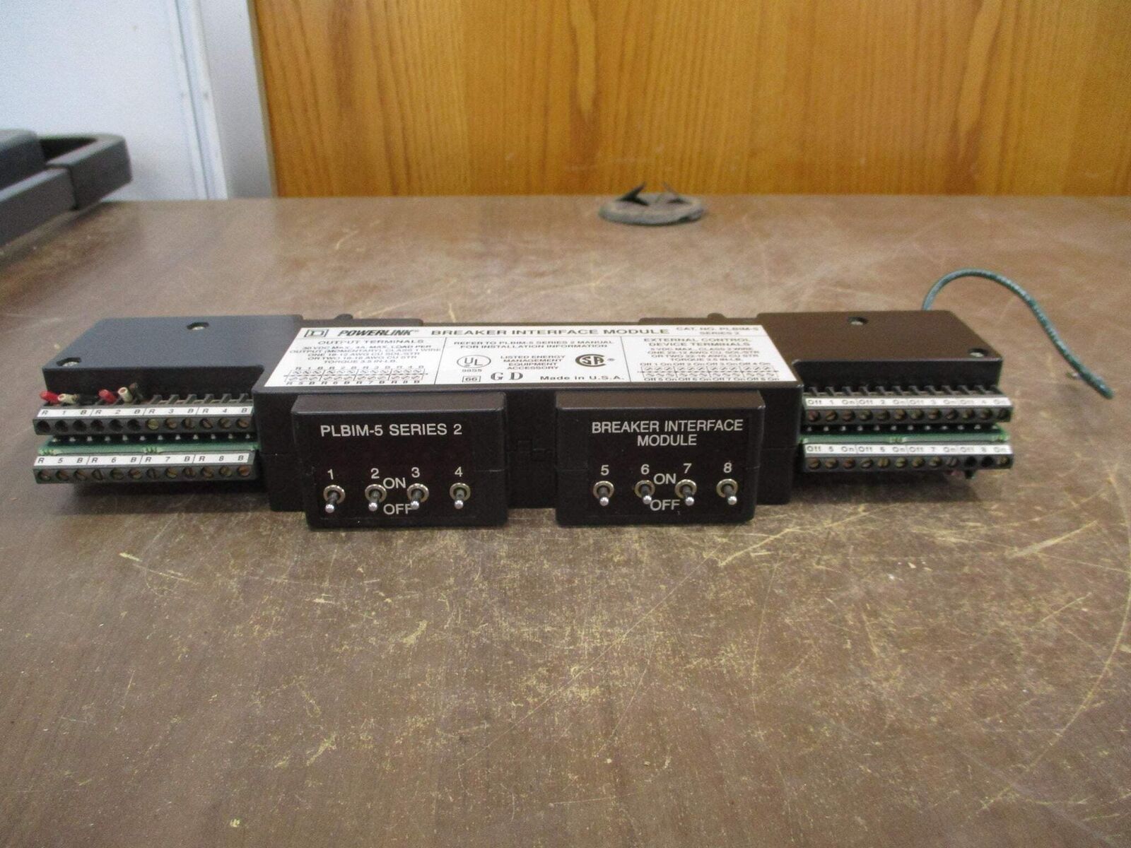 Square D Powerlink Breaker Interface Module PLBIM-5 Ser. 2 Used