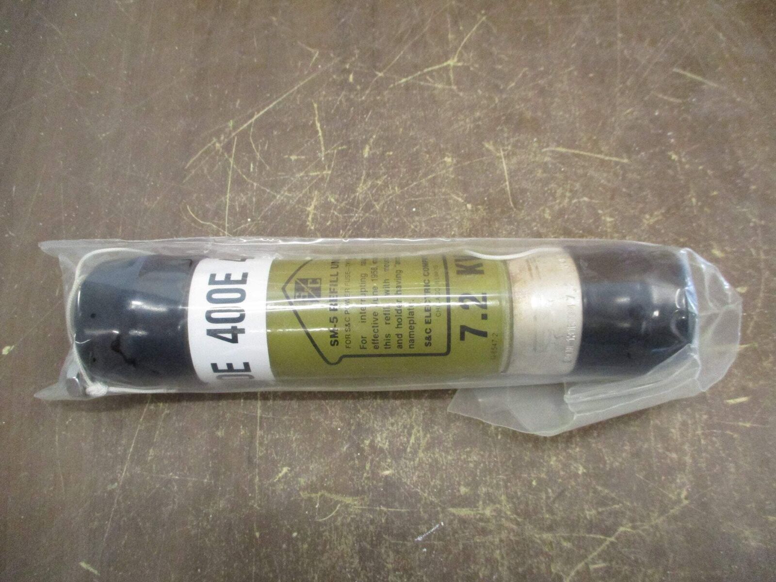 S&C SM-5 Fuse Refill Unit 131600R4 400E 7.2kV New Surplus
