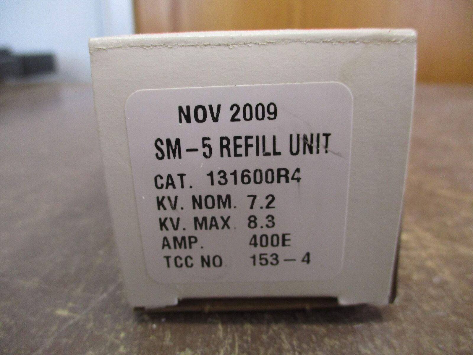 S&C SM-5 Fuse Refill Unit 131600R4 400E 7.2kV New Surplus