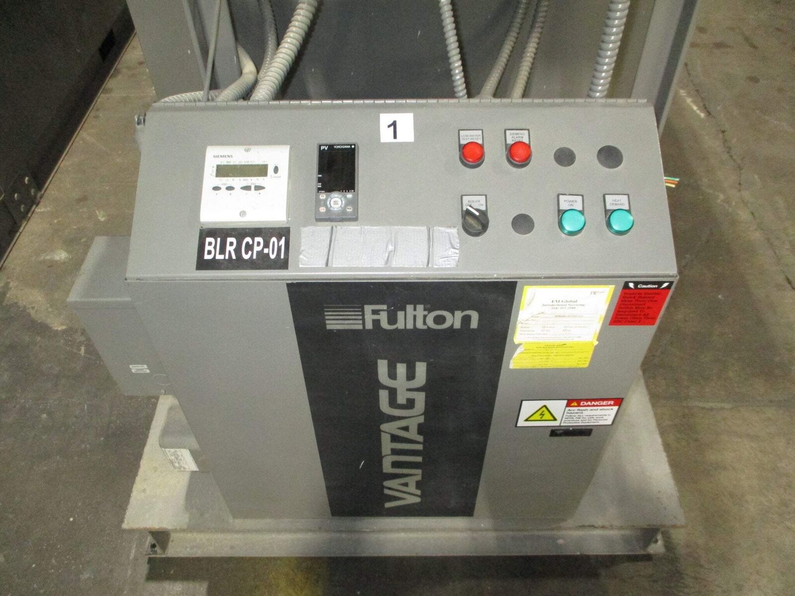 Fulton Vantage Condensing Boiler VTG-5000 Natural Gas MFD 2017 460V Used