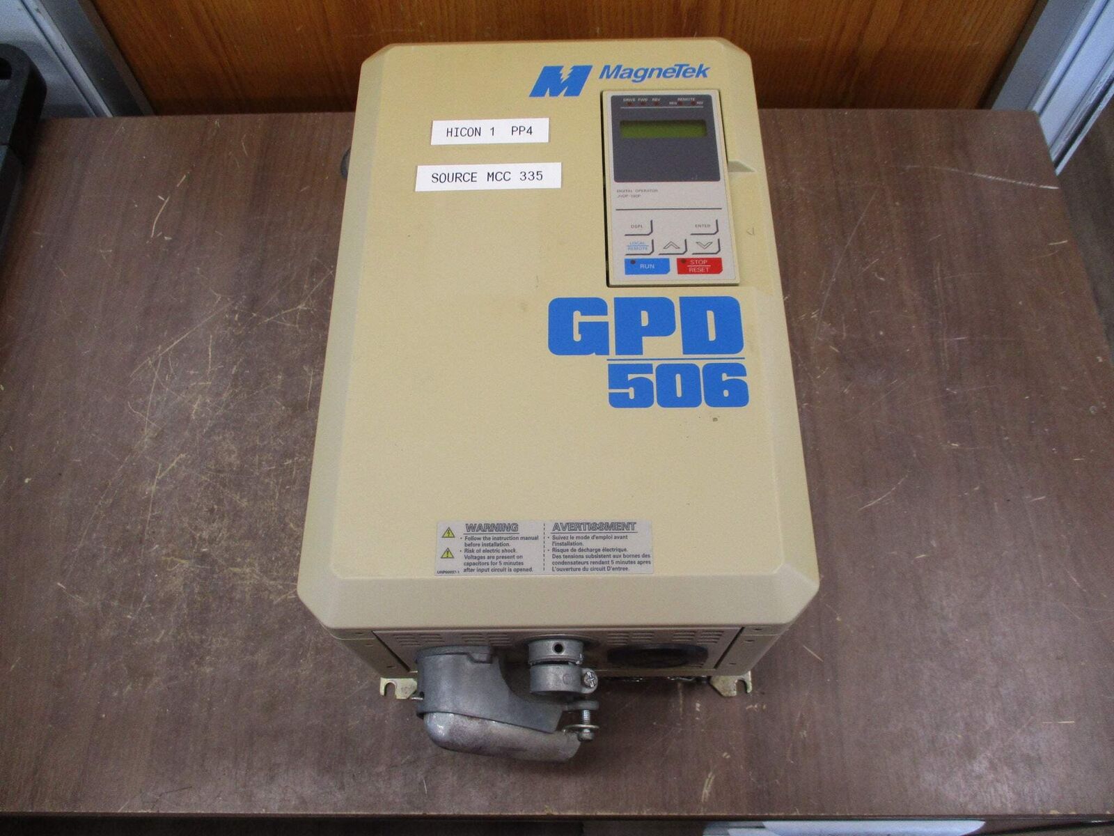 Magnetek GPD 506 AC Drive GPD506V-B027 20HP 3Ph w/ Keypad Used
