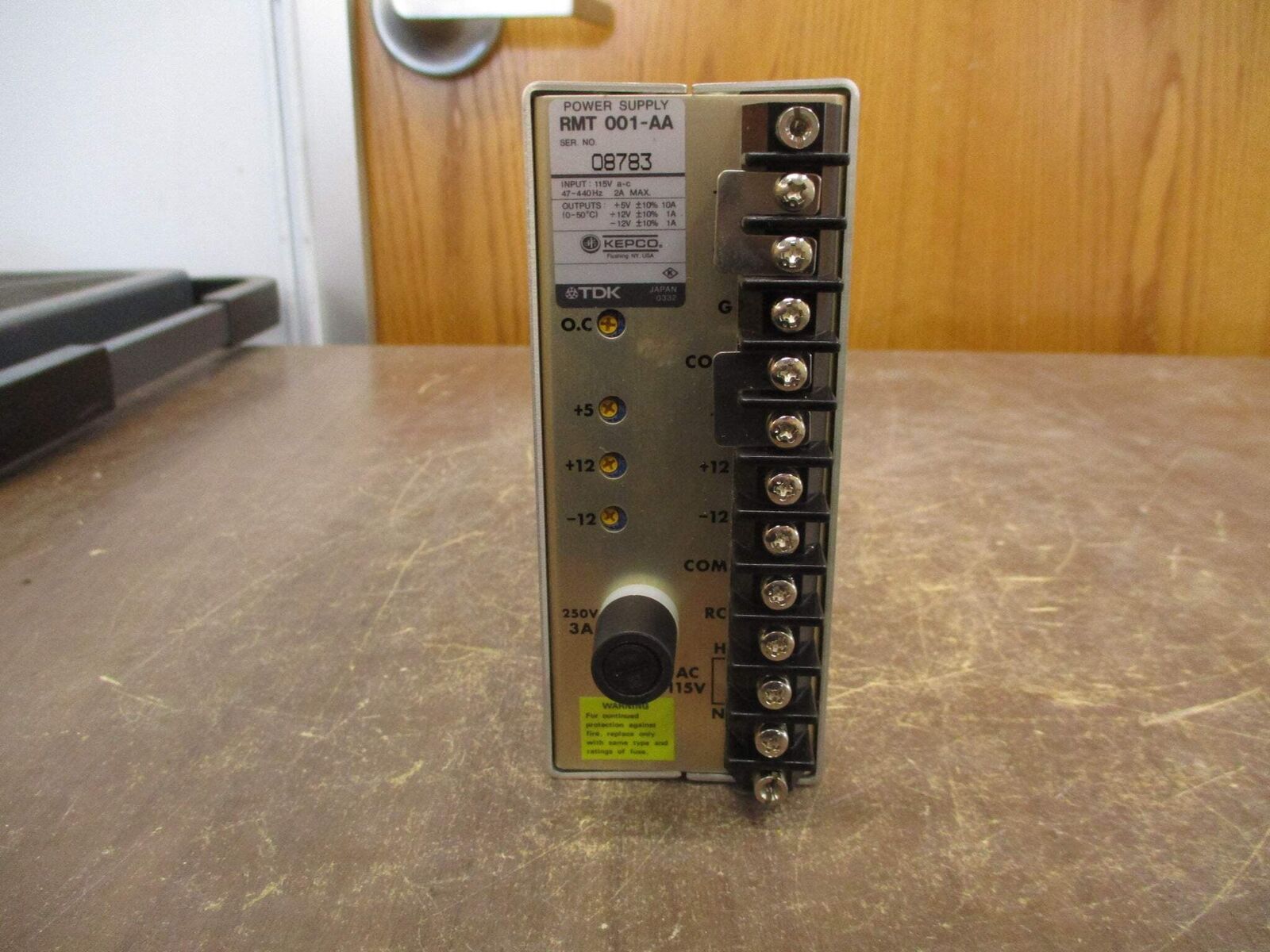 Kepco Power Supply RMT 001-AA Input: 115VAC 2A 47-440Hz *No Box* New Surplus