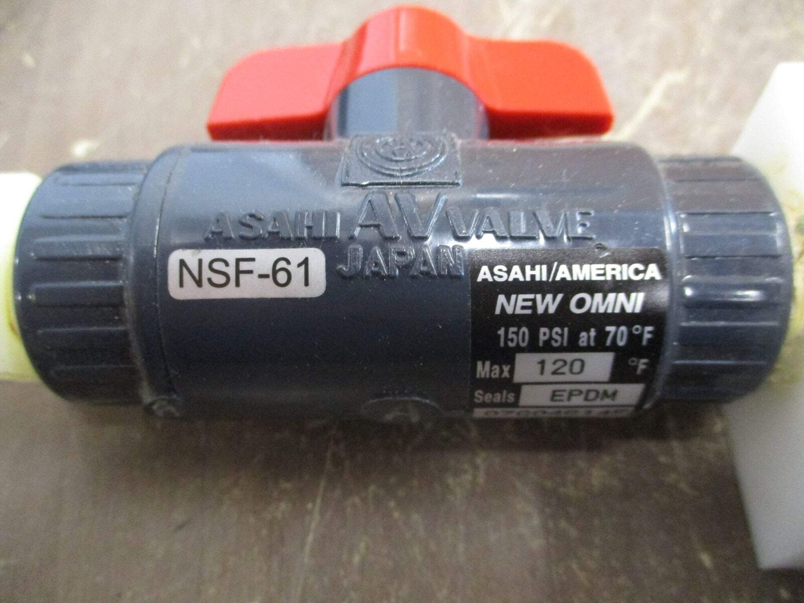 Asahi New Omni Ball Valve NSF-61 150PSI Used